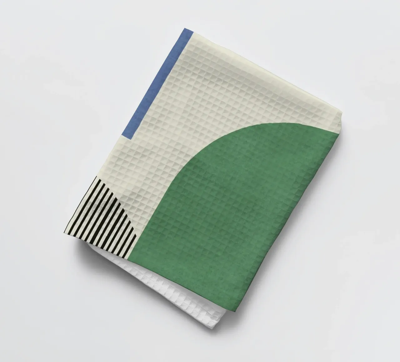 Abstract Lines Shape Composition - Colorful tea towel by MoonlightPrint