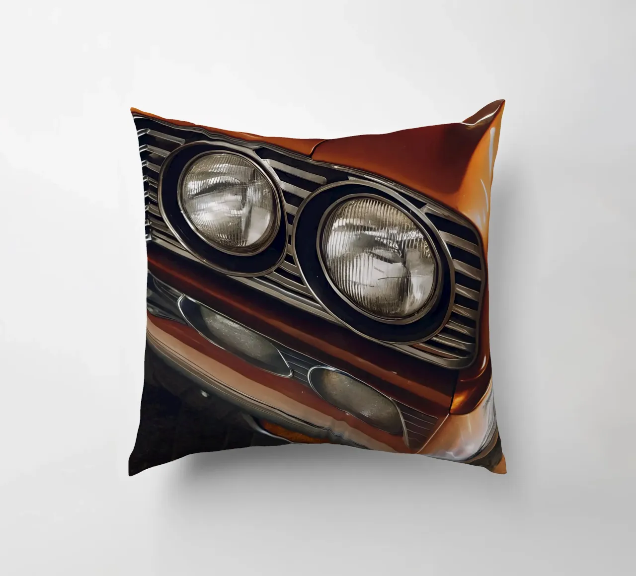 Dettaglio frontale di un'auto d'epoca cuscino da CAR EDITION