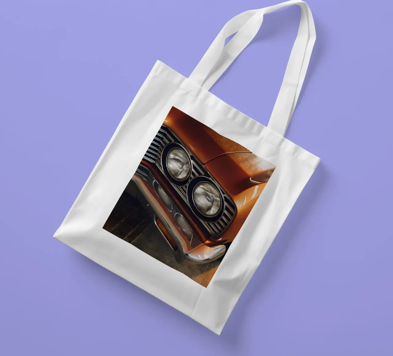 Oldtimer Front Detail Jutebeutel von CAR EDITION