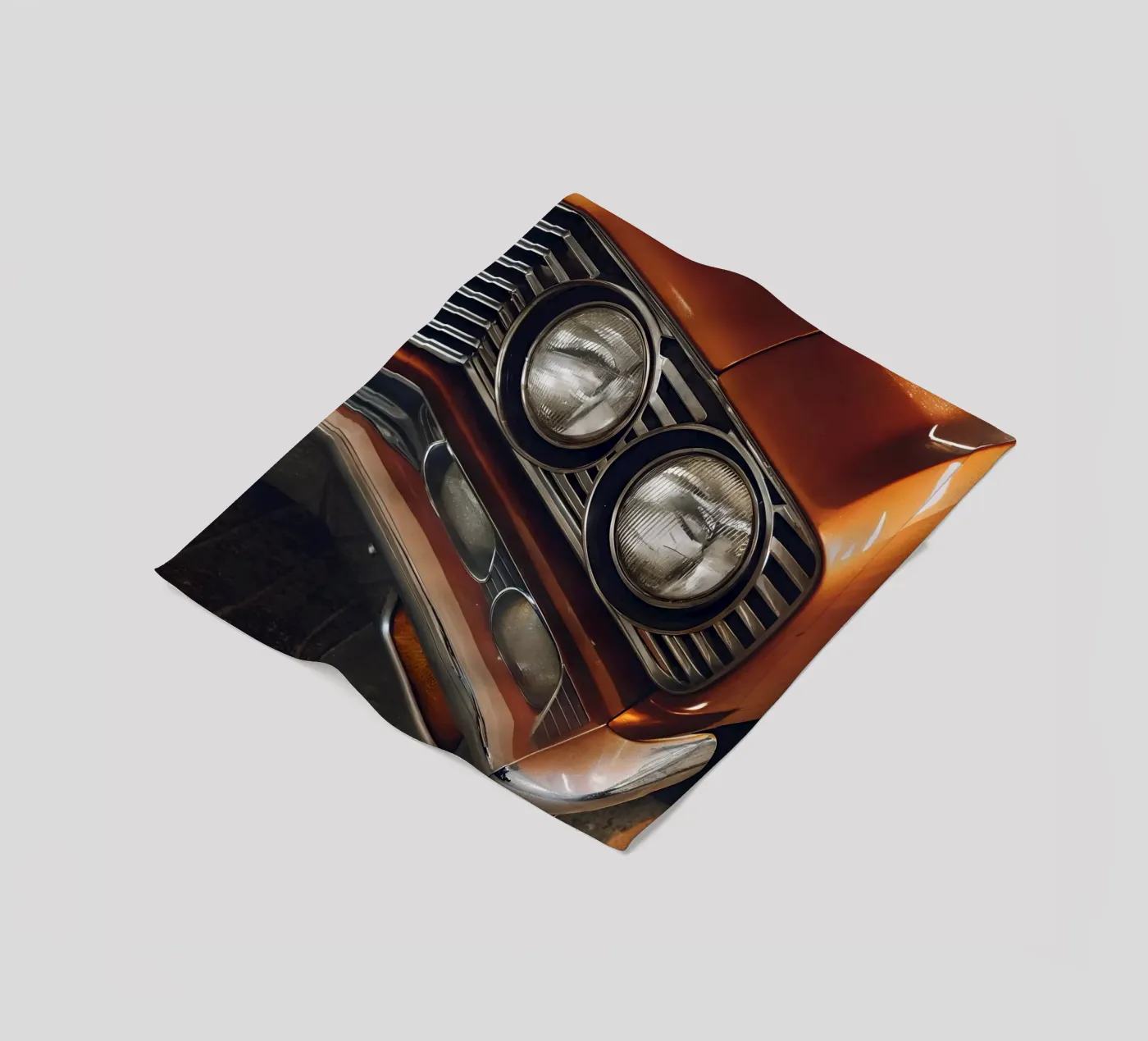 Oldtimer Front Detail Fleecedecke von CAR EDITION