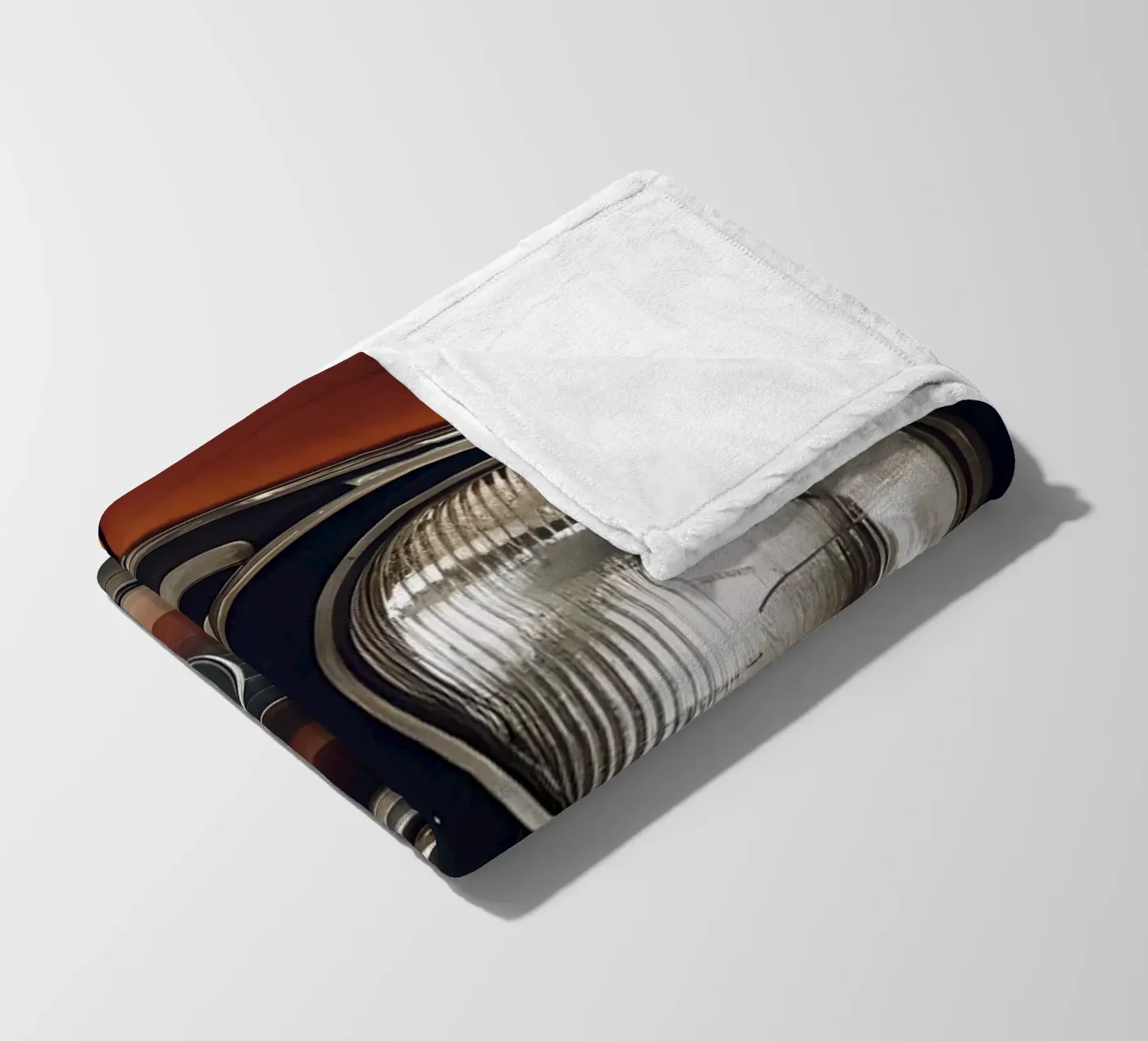 Oldtimer Front Detail Fleecedecke von CAR EDITION