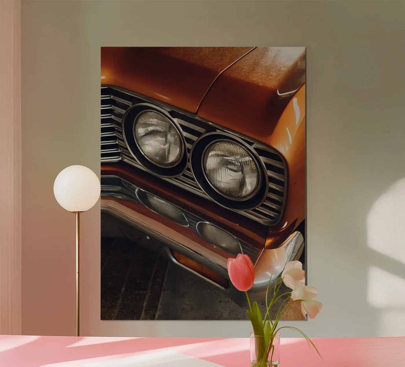 Oldtimer Front Detail Poster von CAR EDITION