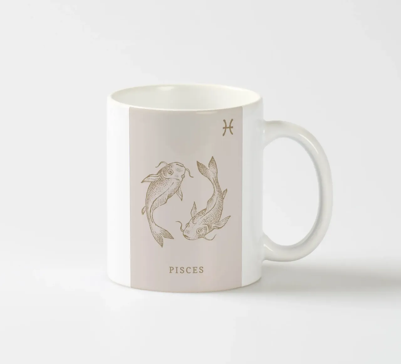 Pisces tazza in ceramica da Flora & Fauna