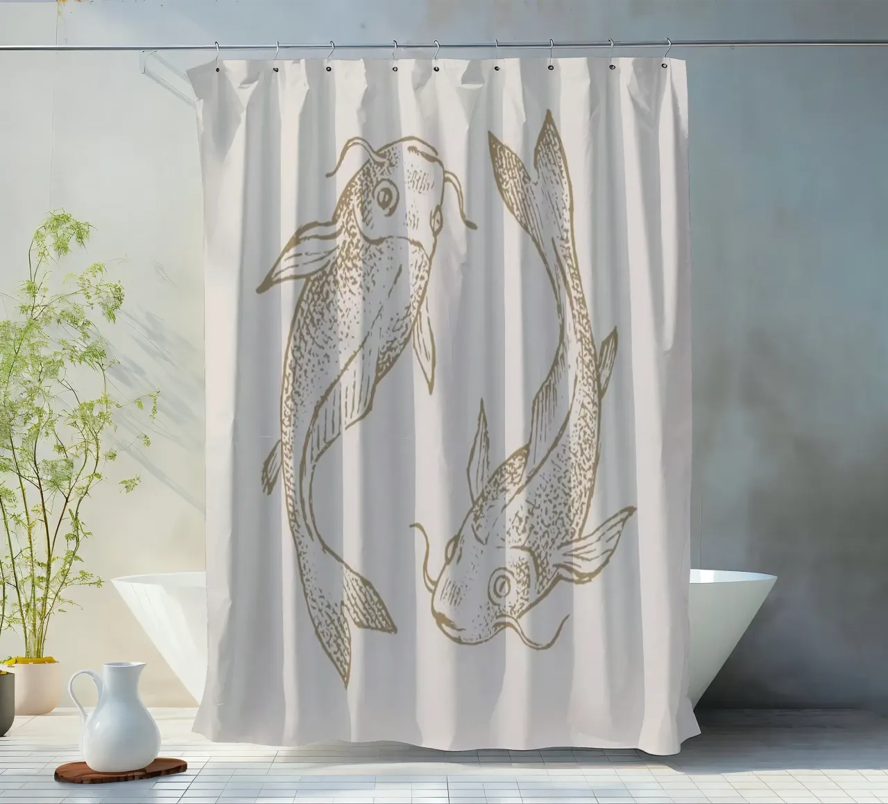 Pisces Duschvorhang von Flora & Fauna
