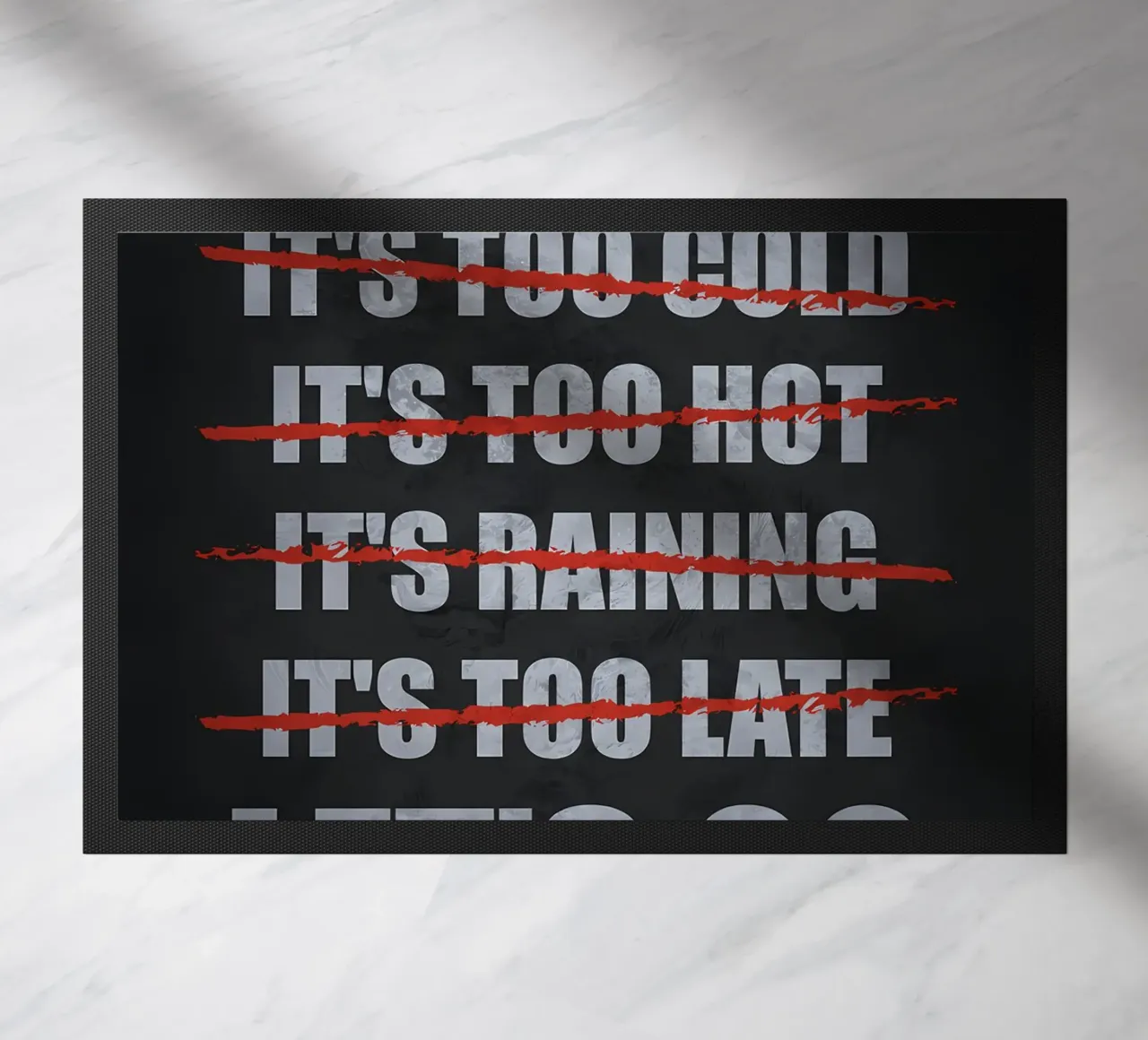 6 regels voor succes deurmat van Aara