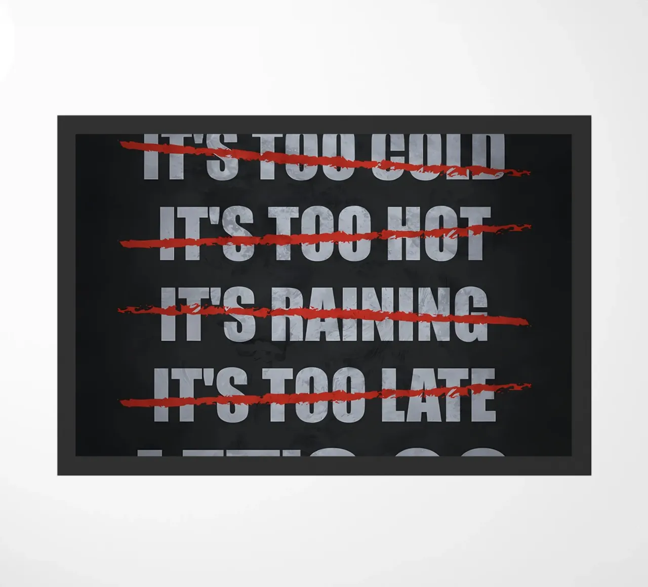 6 regels voor succes deurmat van Aara