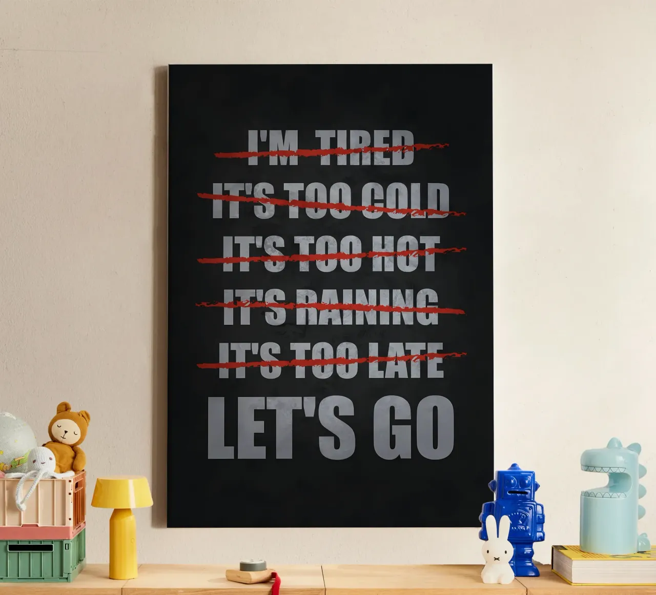 6 Rules For Success canvas with Floater frame by Aara