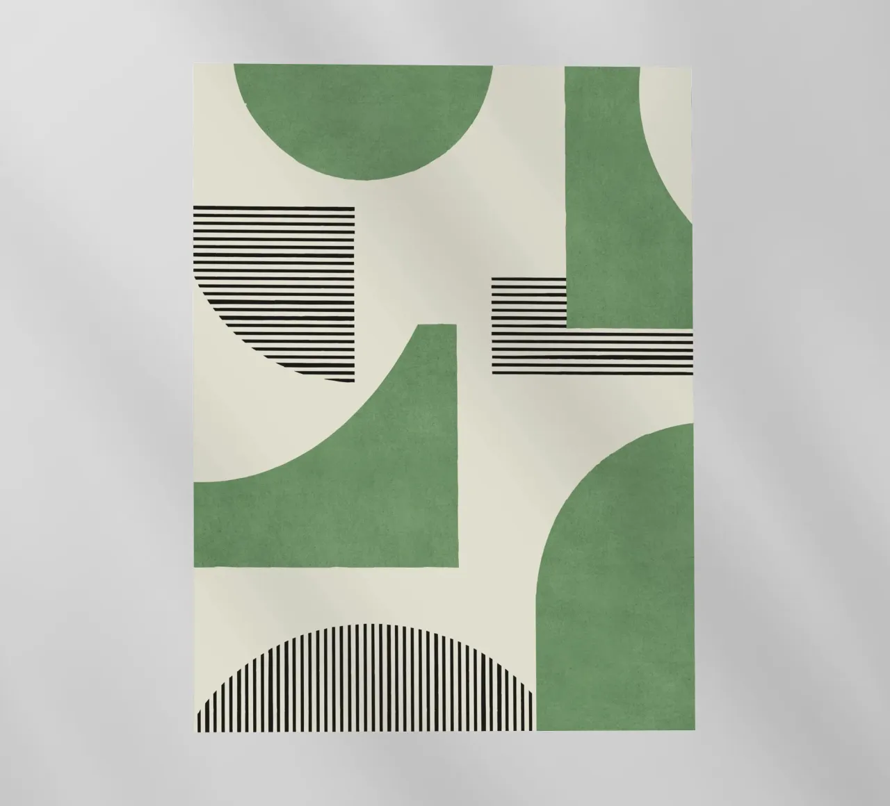 Composizione astratta di linee - Verde pellicola backlit da MoonlightPrint