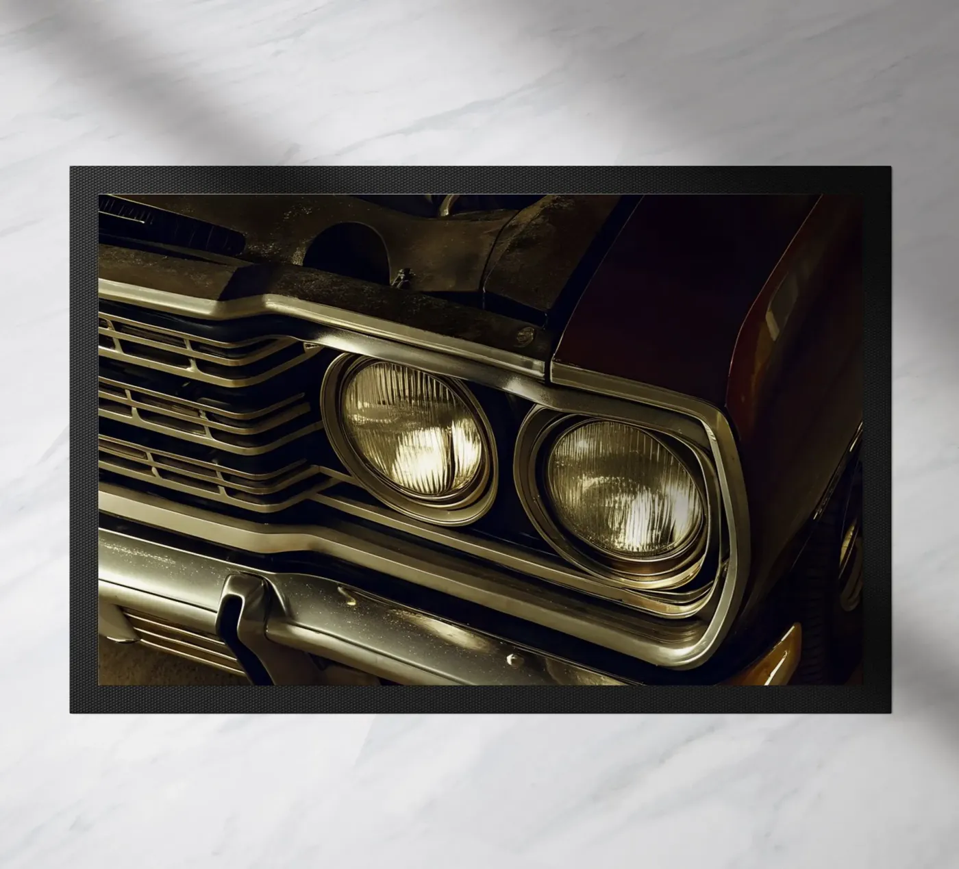 Oldtimer Front Detail Fußmatte von CAR EDITION