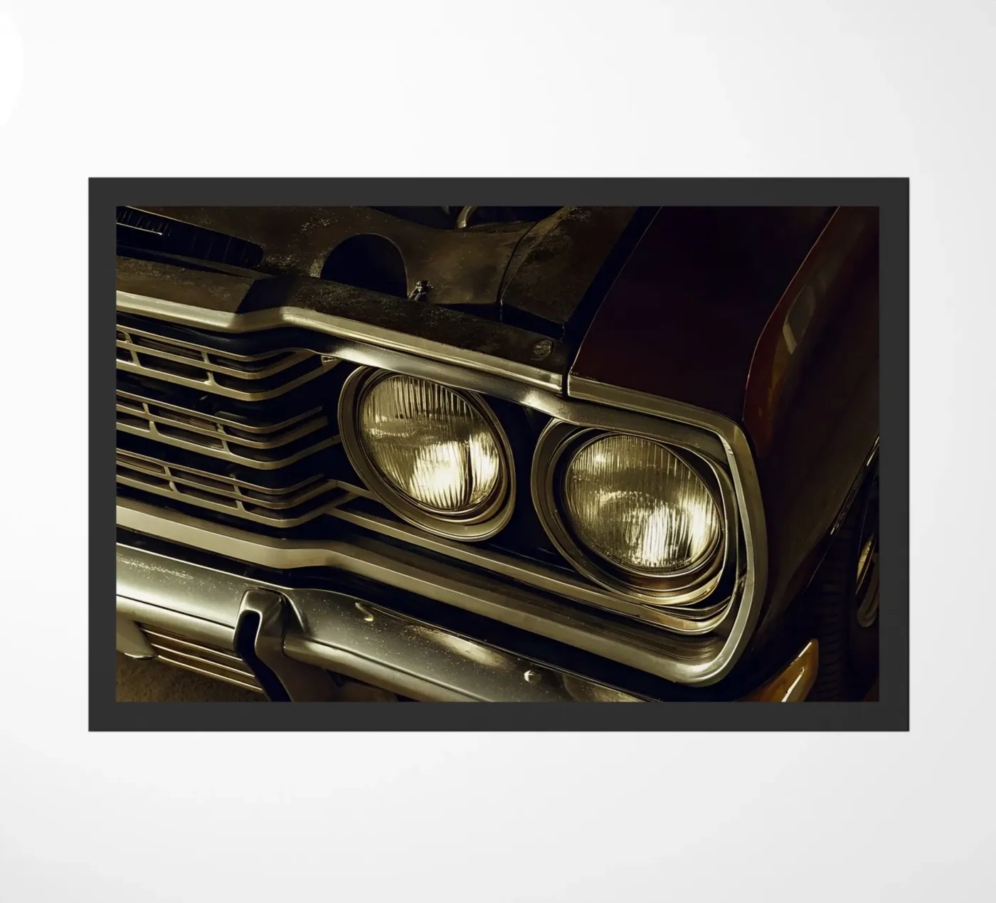 Oldtimer Front Detail Fußmatte von CAR EDITION