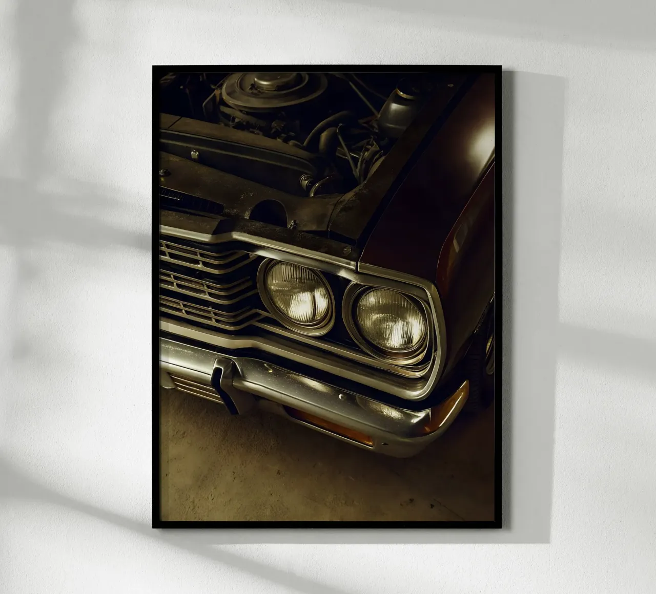 Oldtimer Front Detail Hahnemühle von CAR EDITION