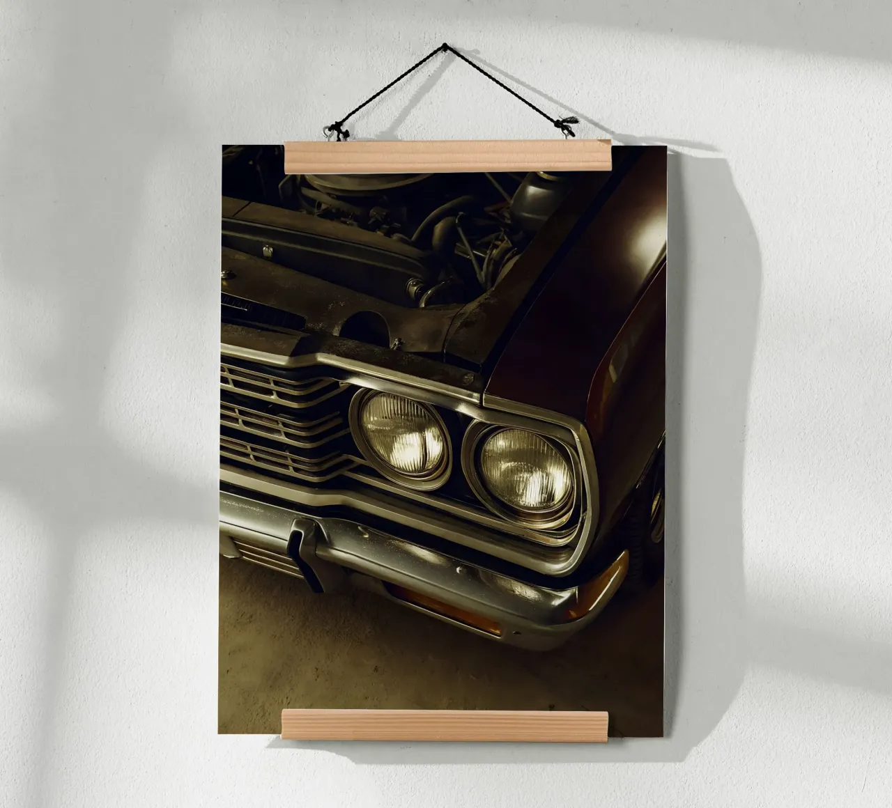 Oldtimer Front Detail Hahnemühle von CAR EDITION