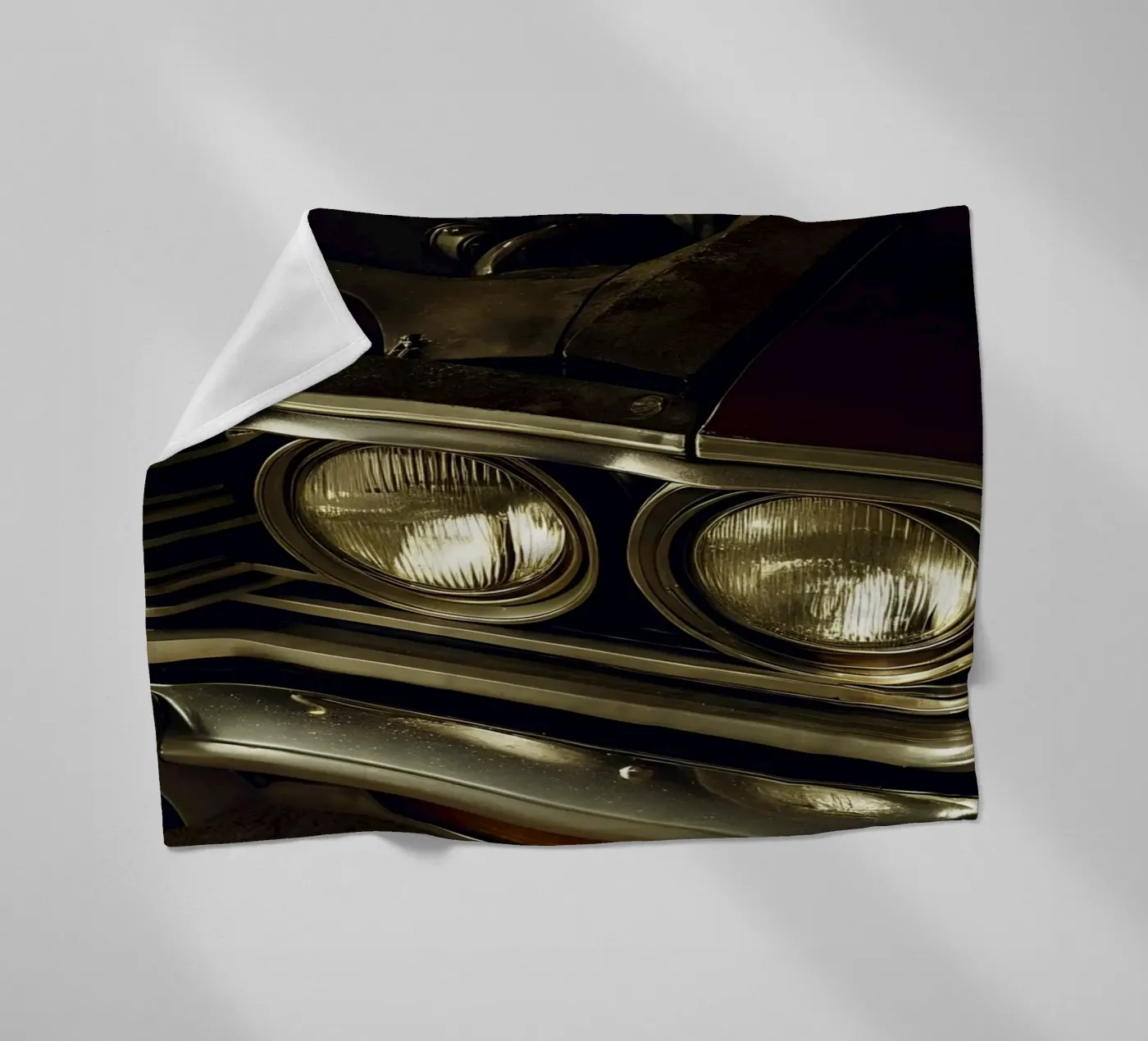 Classic Car Front Detail Fleecedecke von CAR EDITION