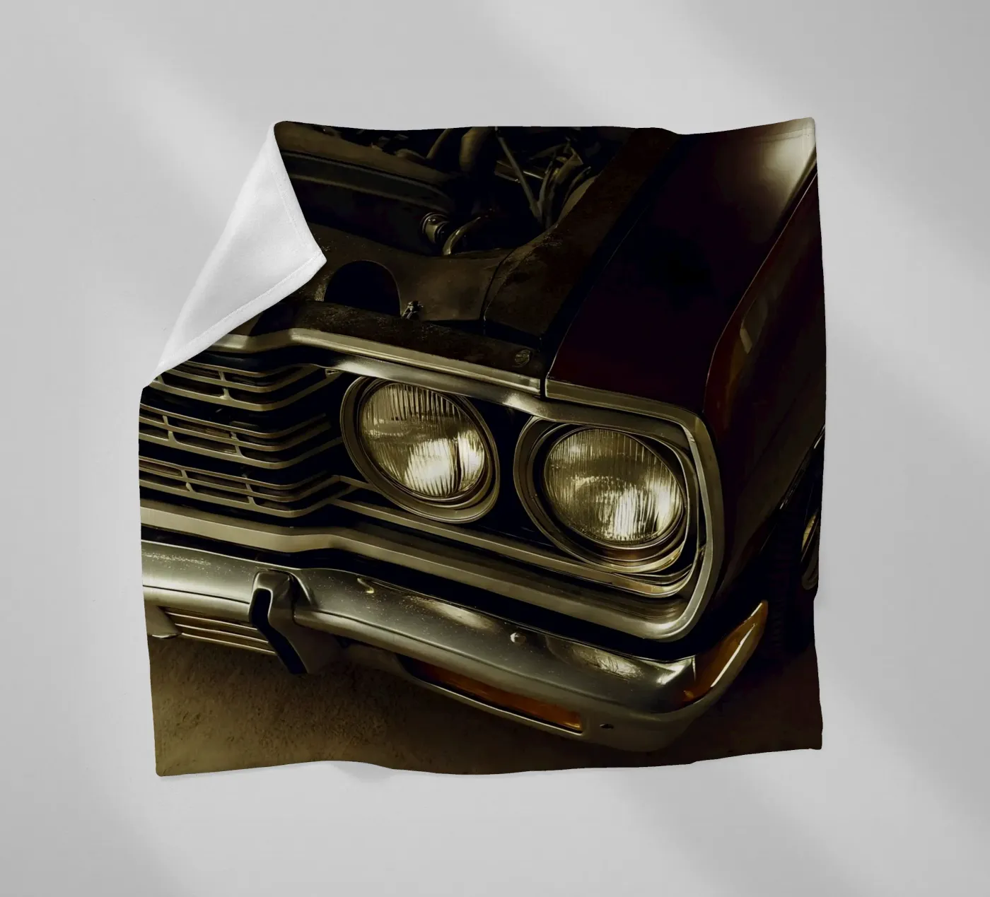 Classic Car Front Detail Fleecedecke von CAR EDITION