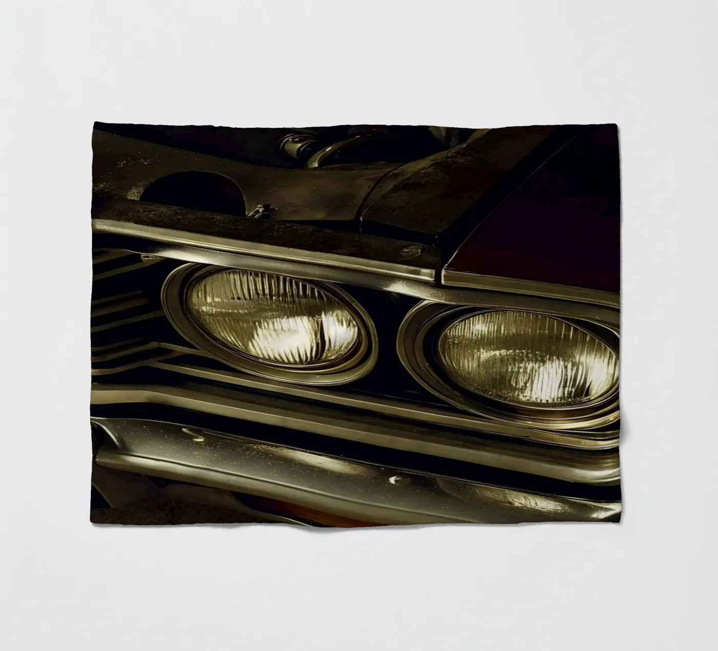 Classic Car Front Detail Fleecedecke von CAR EDITION