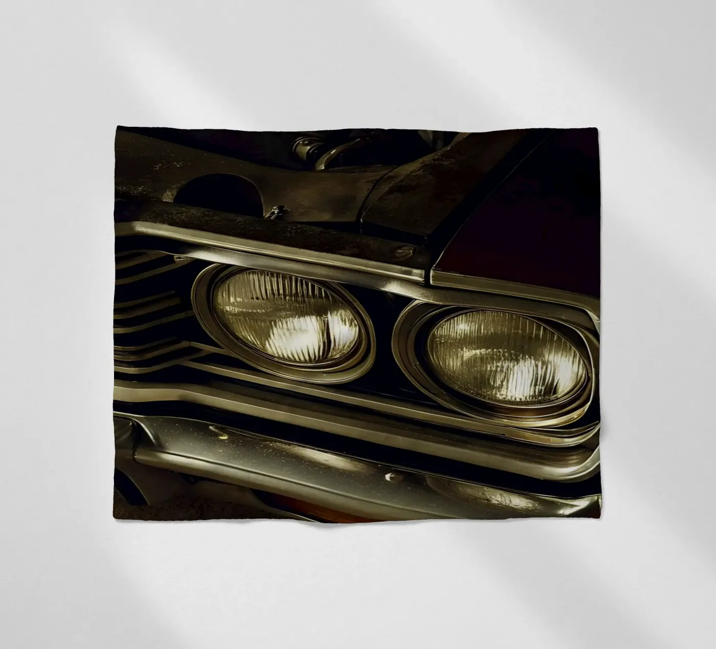 Classic Car Front Detail Fleecedecke von CAR EDITION