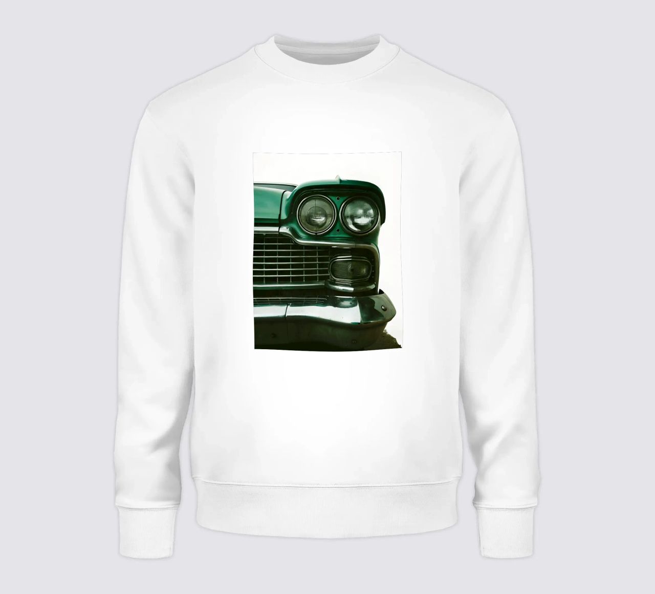 Dettaglio frontale di un'auto d'epoca felpa da CAR EDITION
