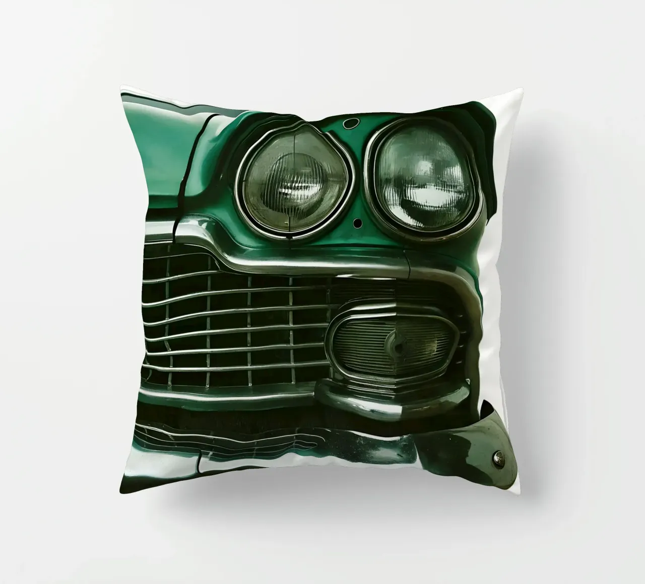 Dettaglio frontale di un'auto d'epoca cuscino da CAR EDITION