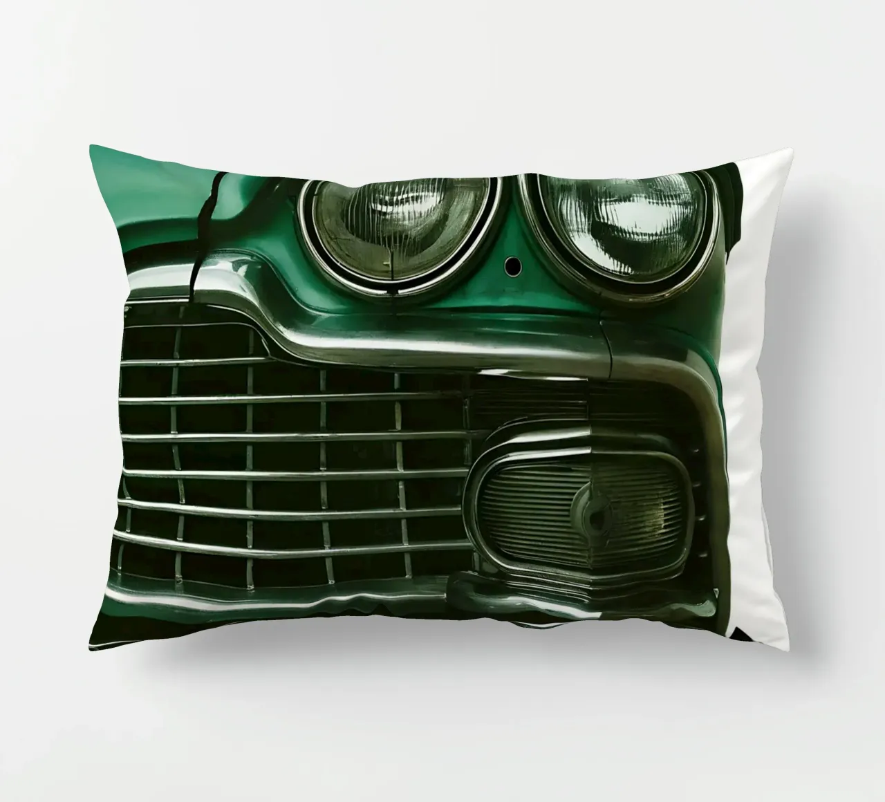 Dettaglio frontale di un'auto d'epoca cuscino da CAR EDITION