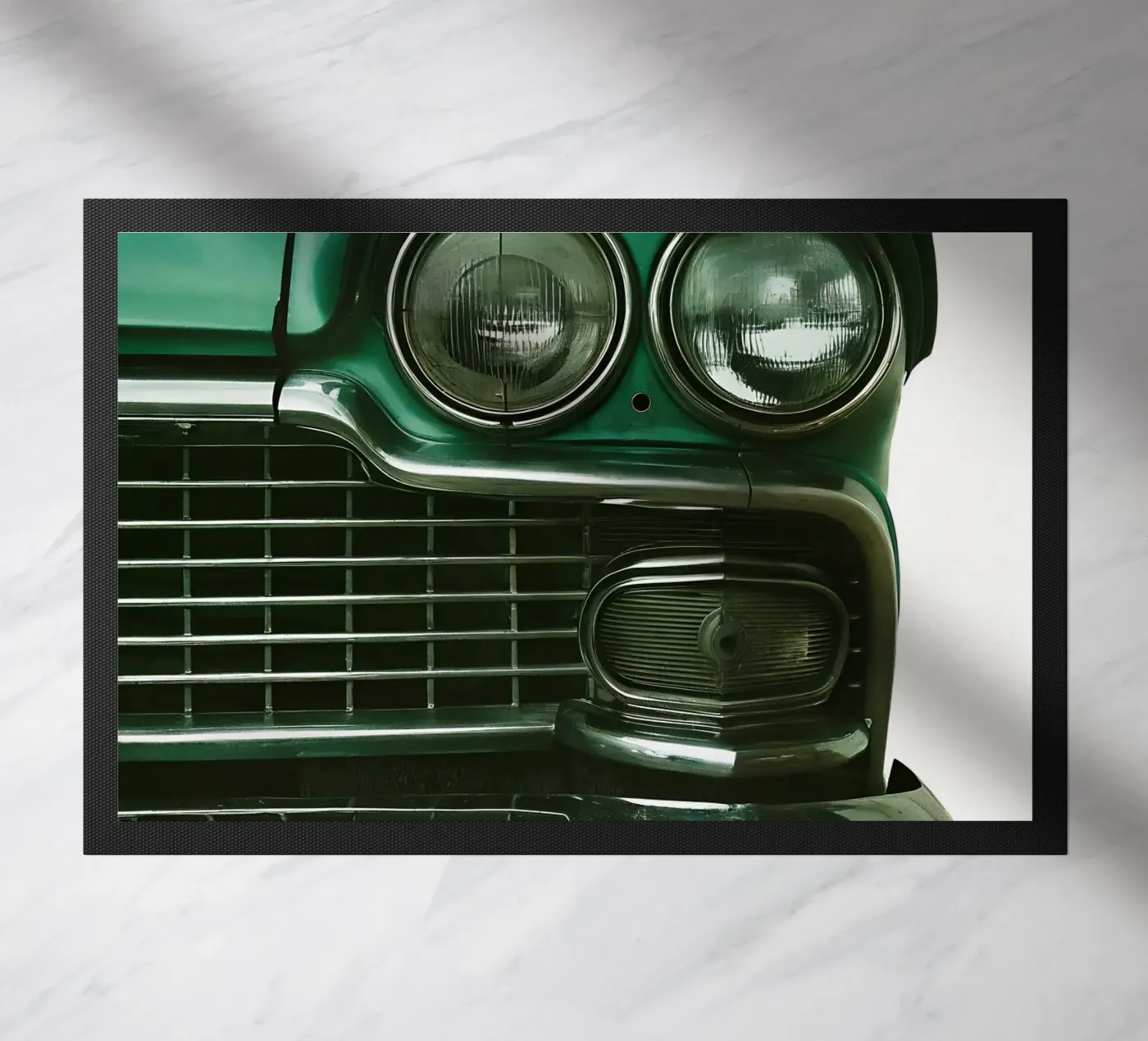 Oldtimer Front Detail Fußmatte von CAR EDITION