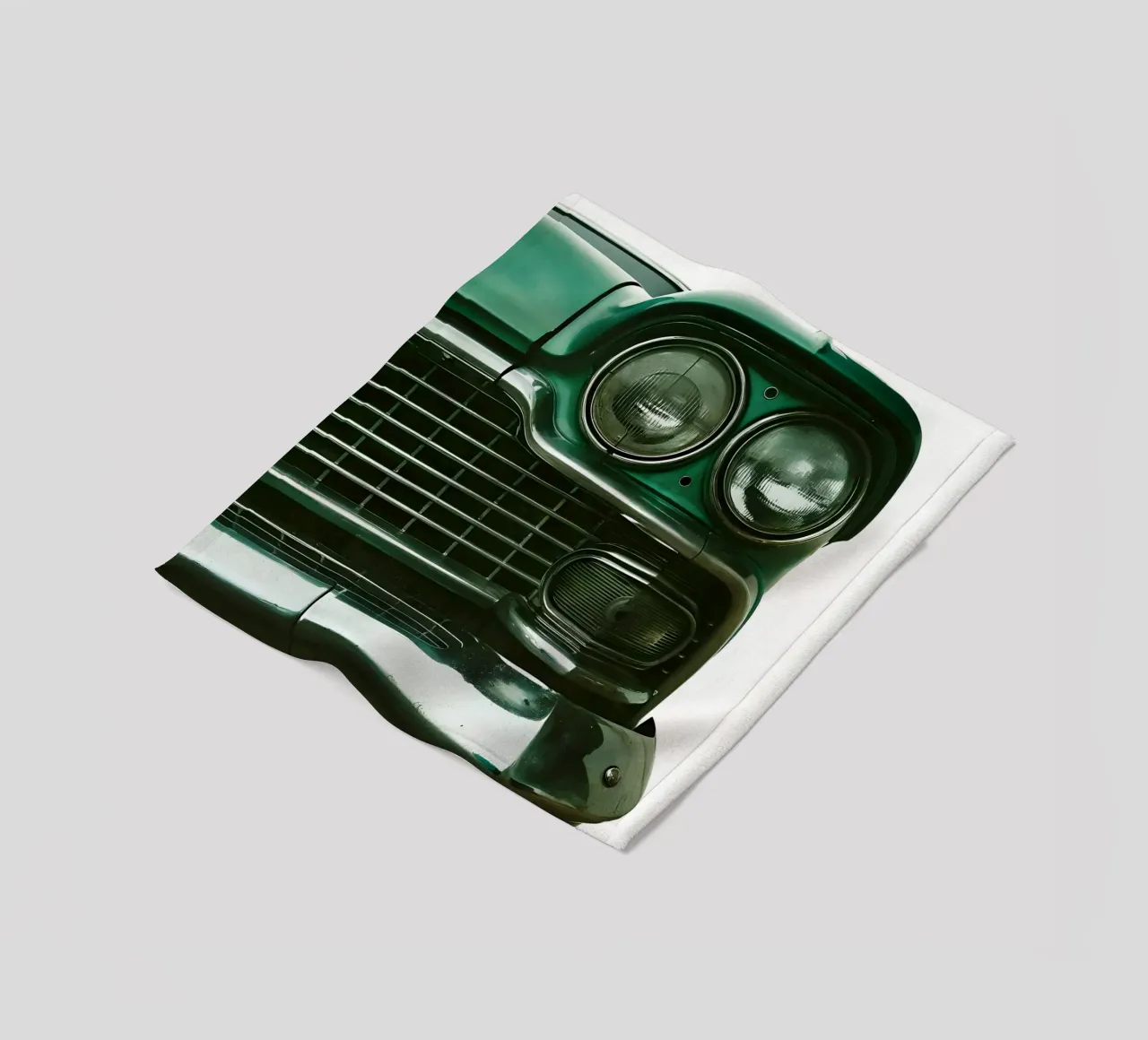 Oldtimer Front Detail Fleecedecke von CAR EDITION