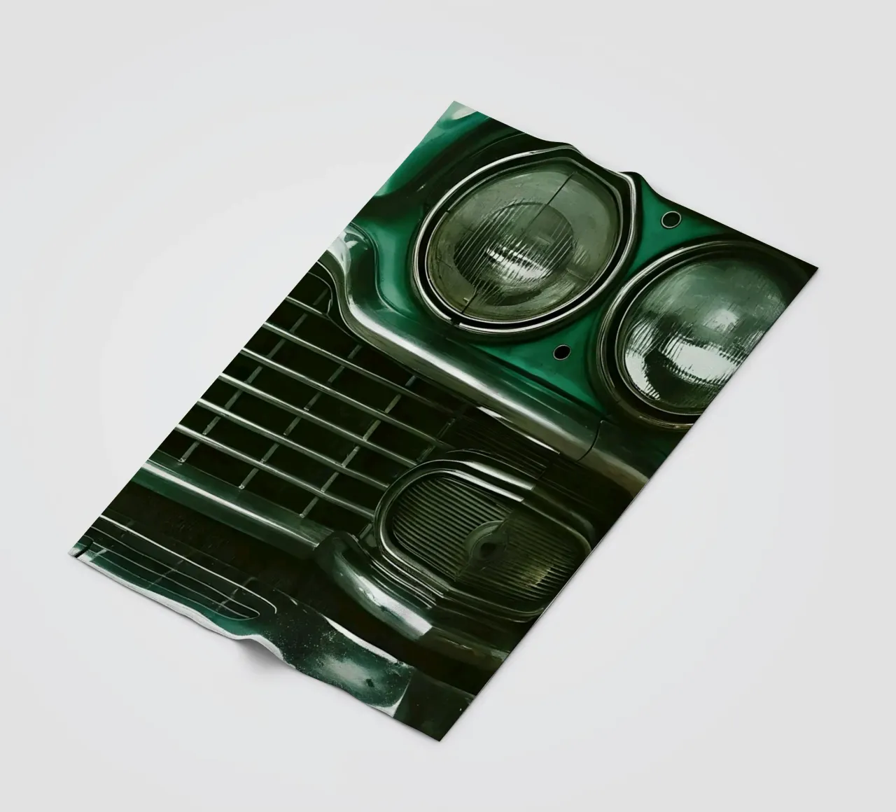 Oldtimer Front Detail Fleecedecke von CAR EDITION