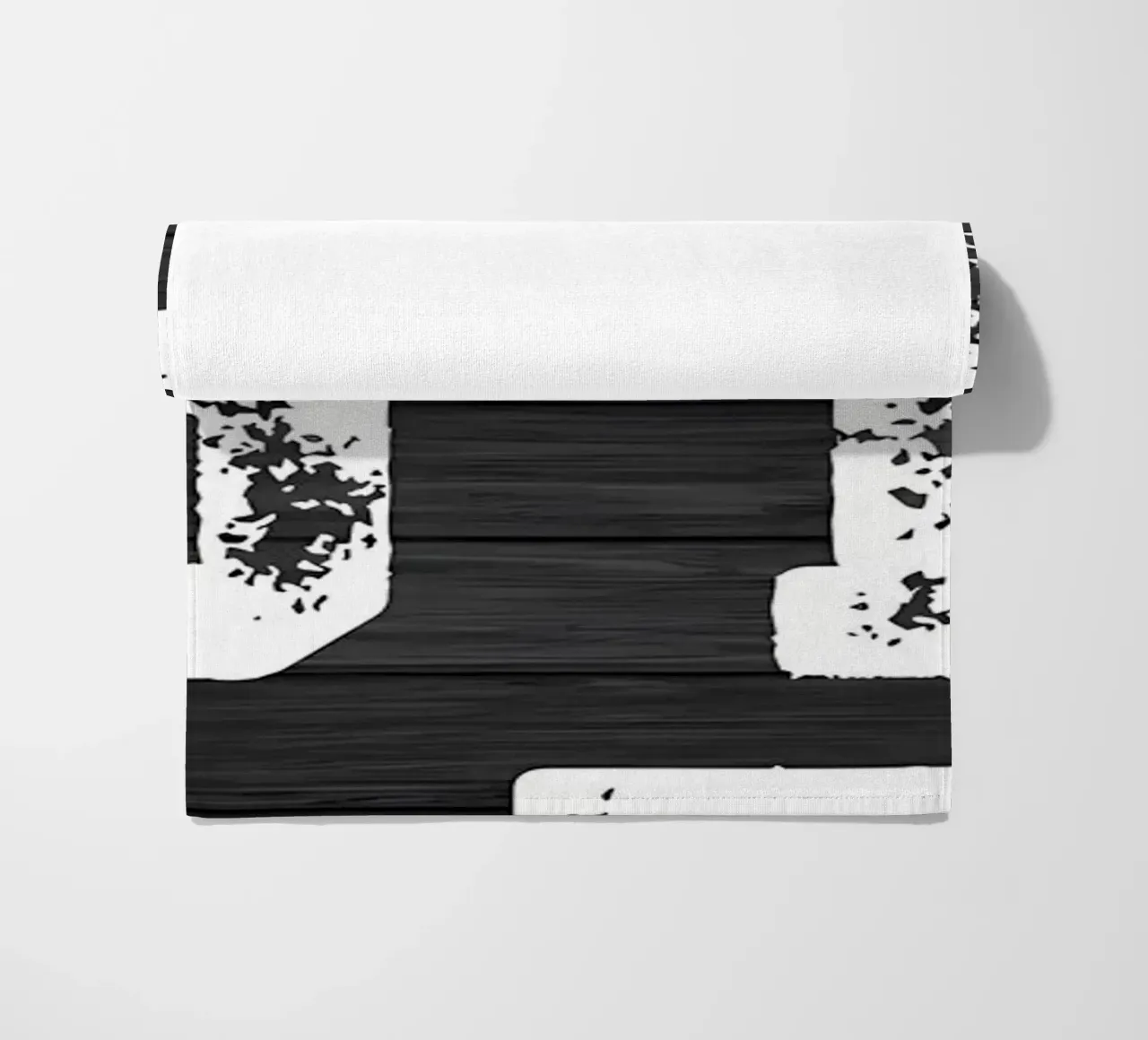 Strength and Beauty Quote beach towel by Aara