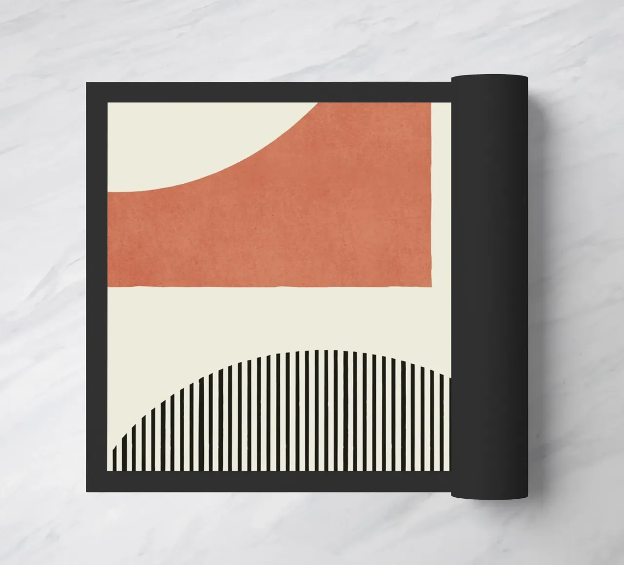 Abstract Lines Composition doormat by MoonlightPrint