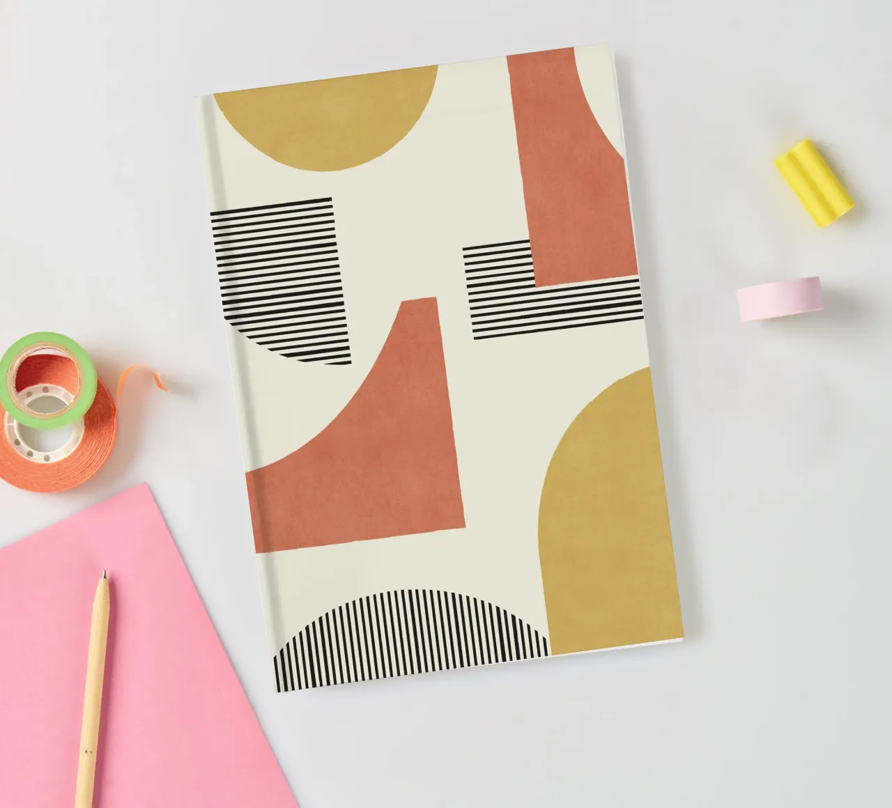 Abstract Lines Composition notebook by MoonlightPrint