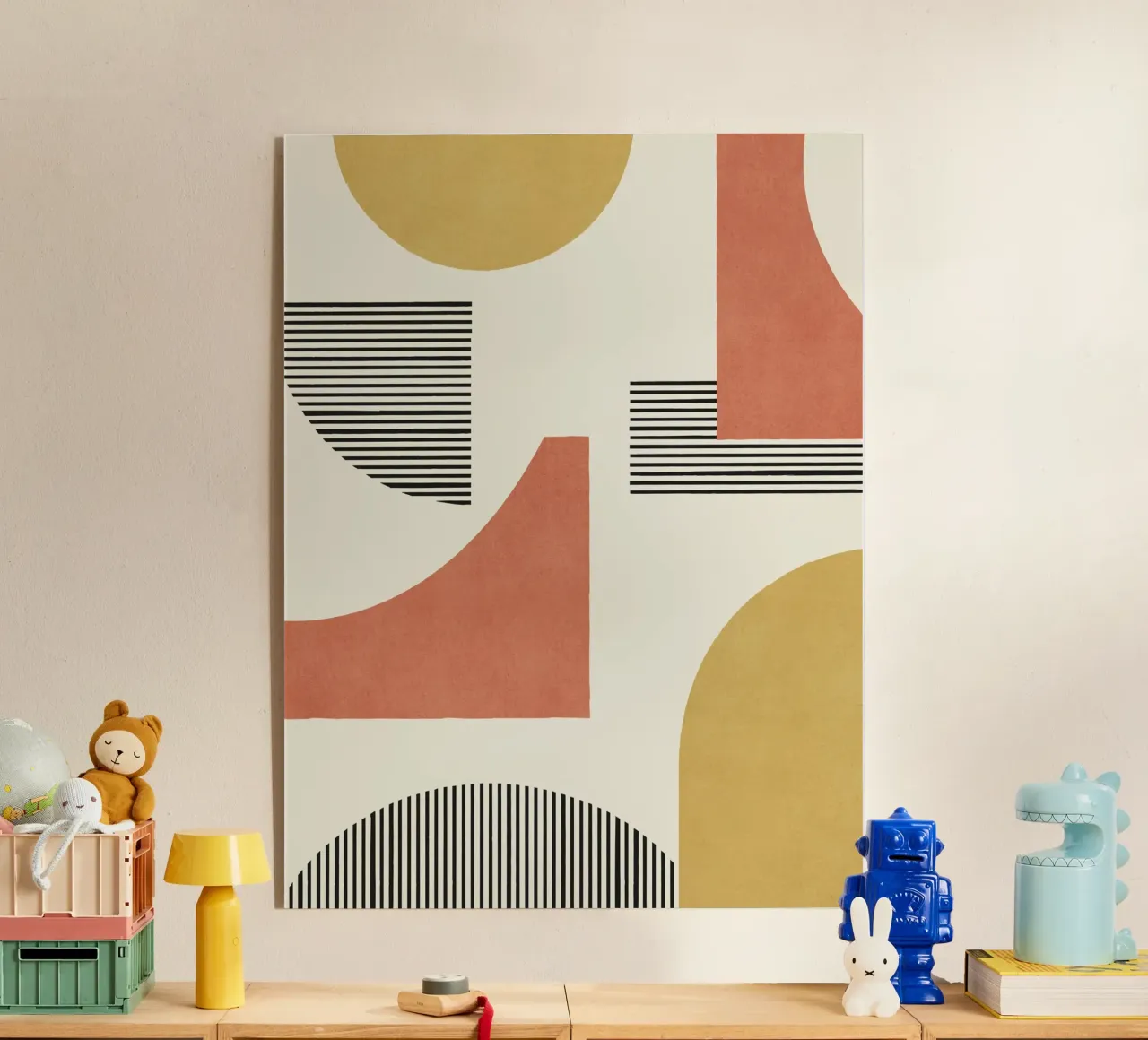 Composizione di linee astratte plexiglass da MoonlightPrint