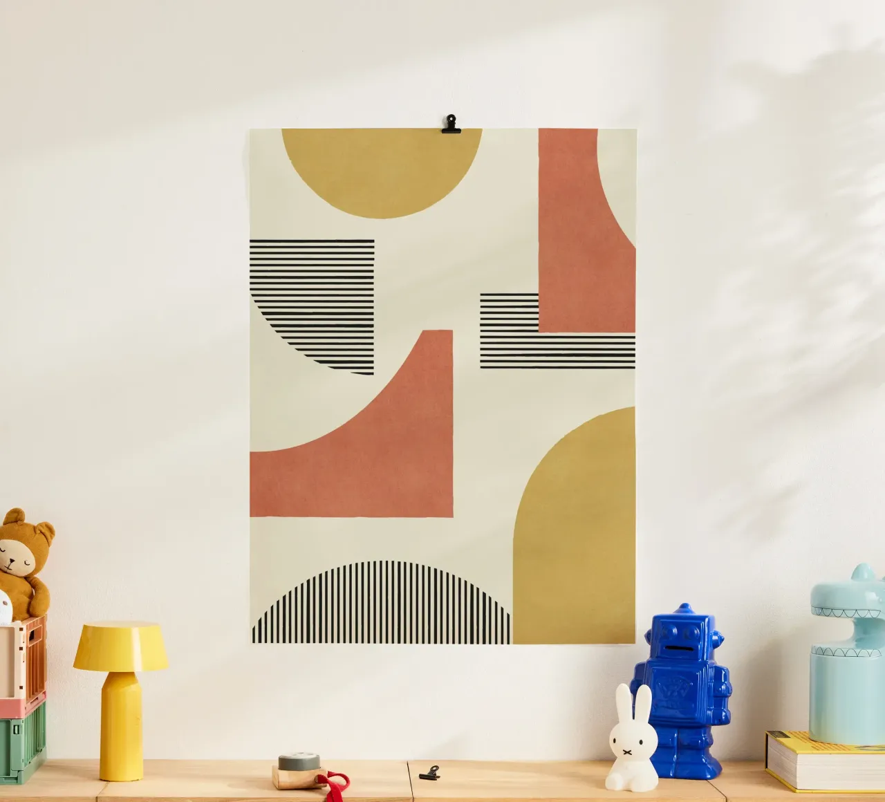 Composizione di linee astratte carta hahnemühle da MoonlightPrint
