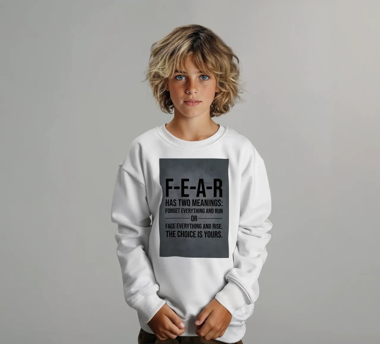 Squat Elemento di forza felpa bambino da Aara