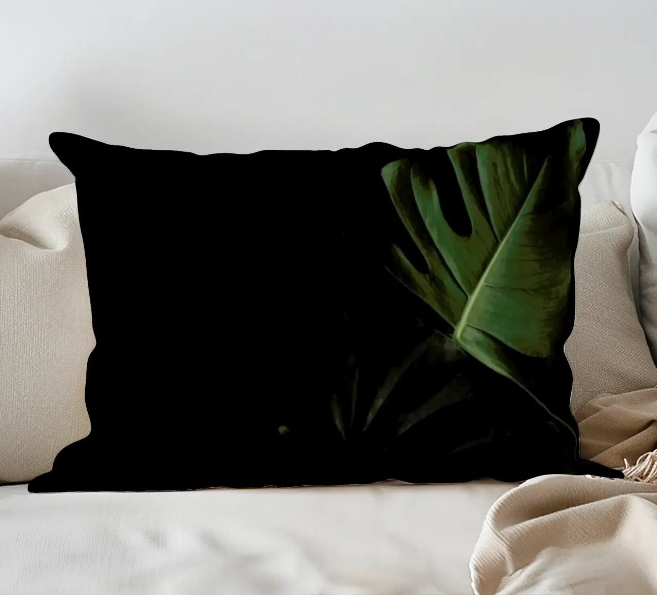Moody Monstera cuscino da Studio Nahili