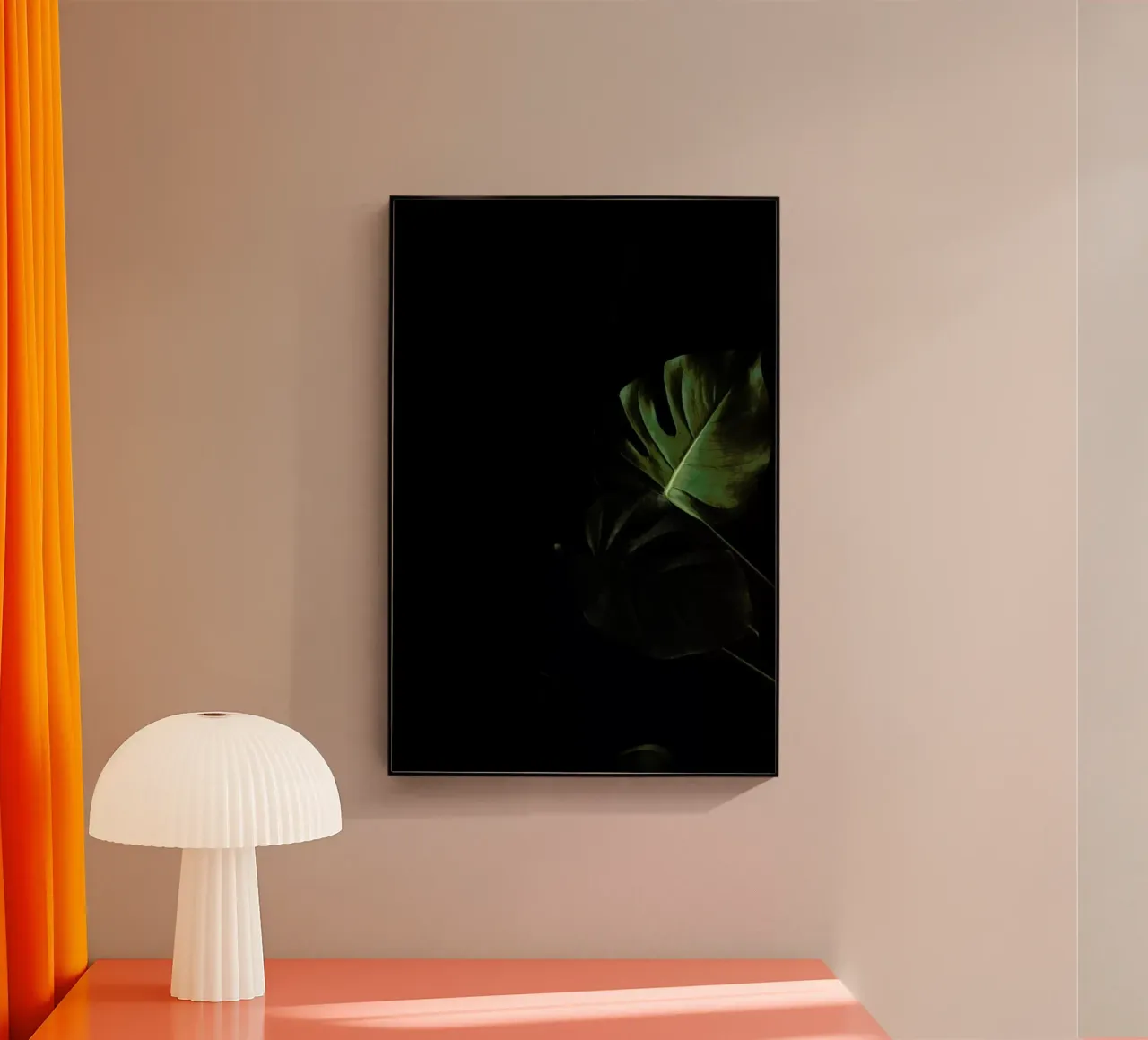 Moody Monstera plexiglass da Studio Nahili