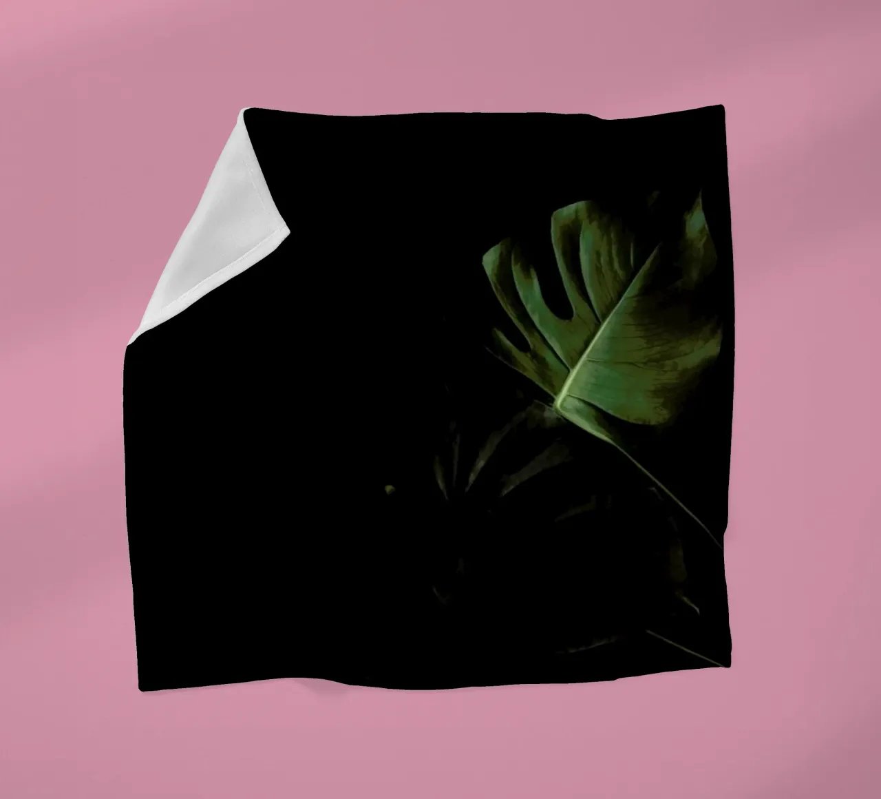 Moody Monstera coperta in pile da Studio Nahili