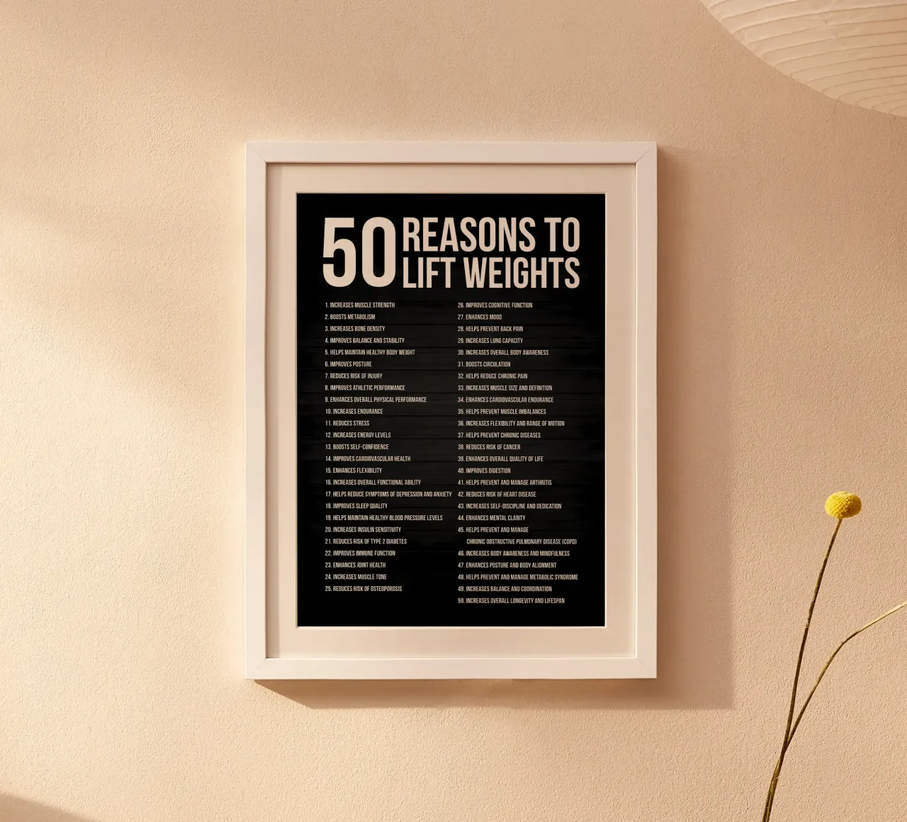 Non è altro che una nocciolina poster con telaio in legno da Aara