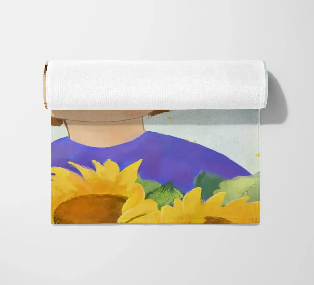 Mädchen mit Sonnenblumen telo mare da Farbwelten
