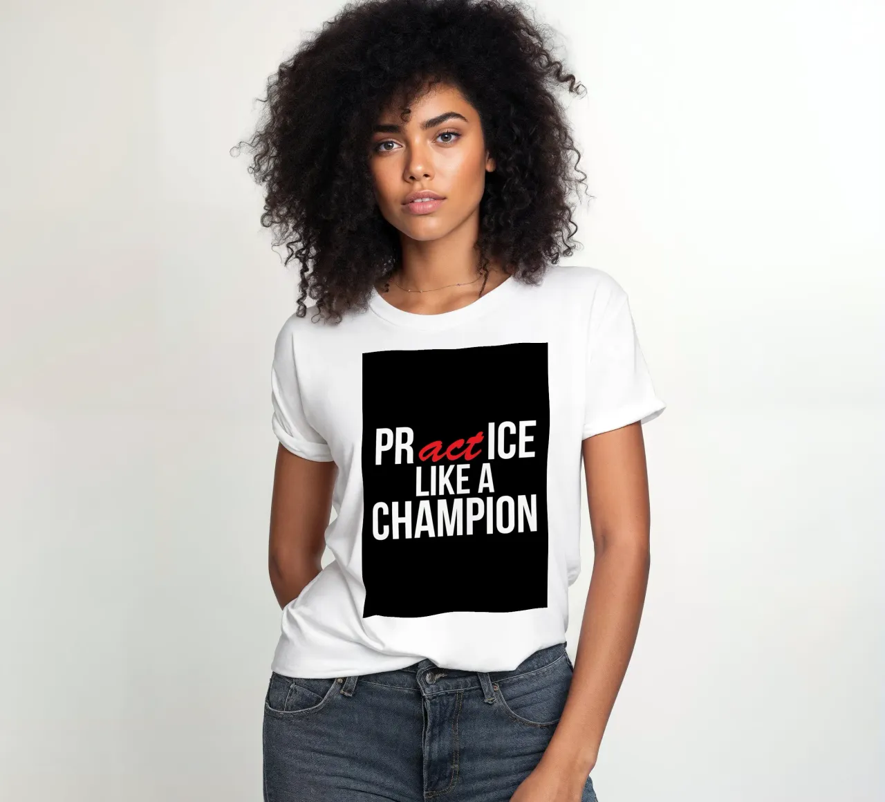 Bad Days Make Good Workout women's fitted t-shirt by Aara