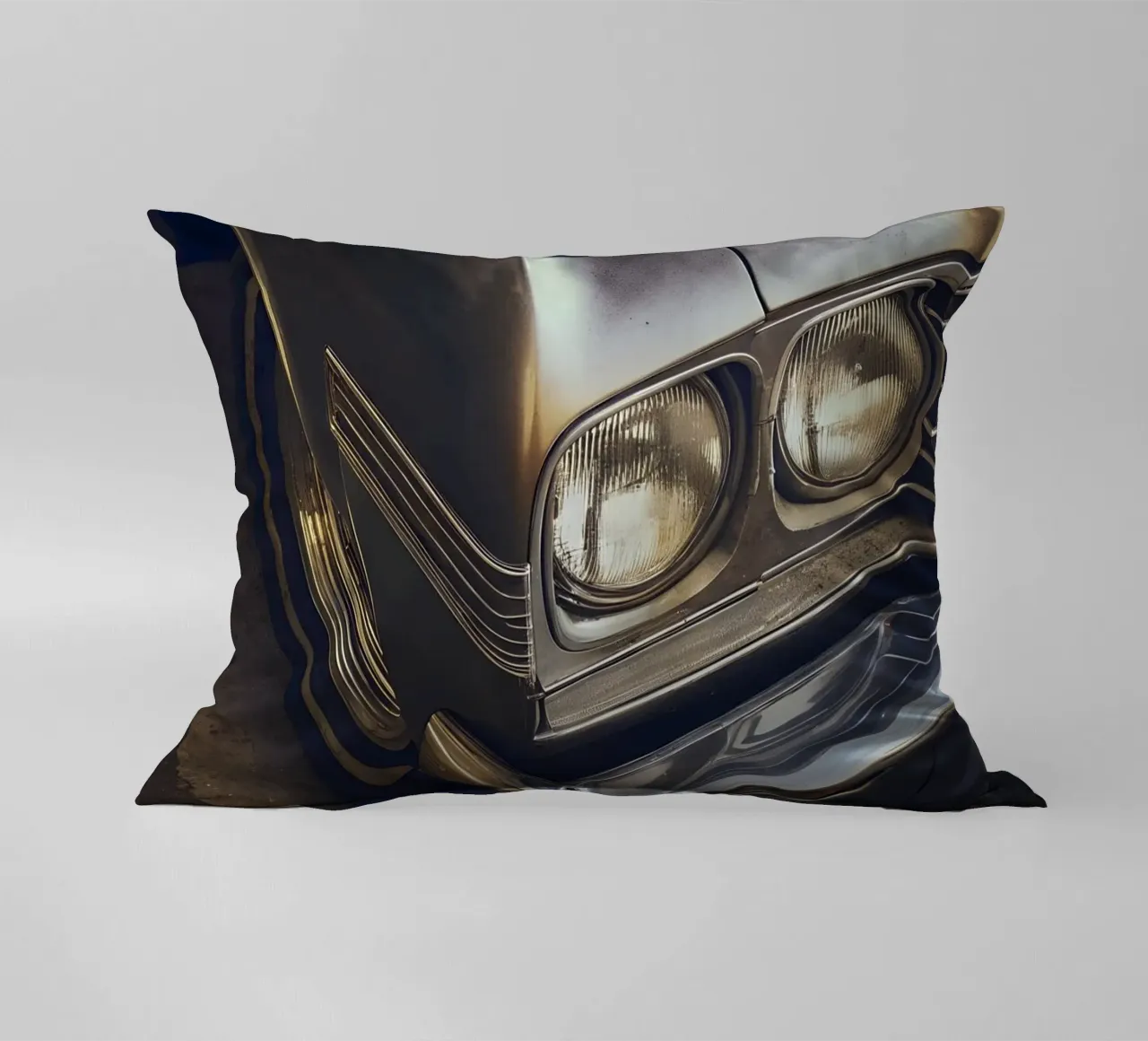 Dettaglio frontale di un'auto d'epoca cuscino da CAR EDITION