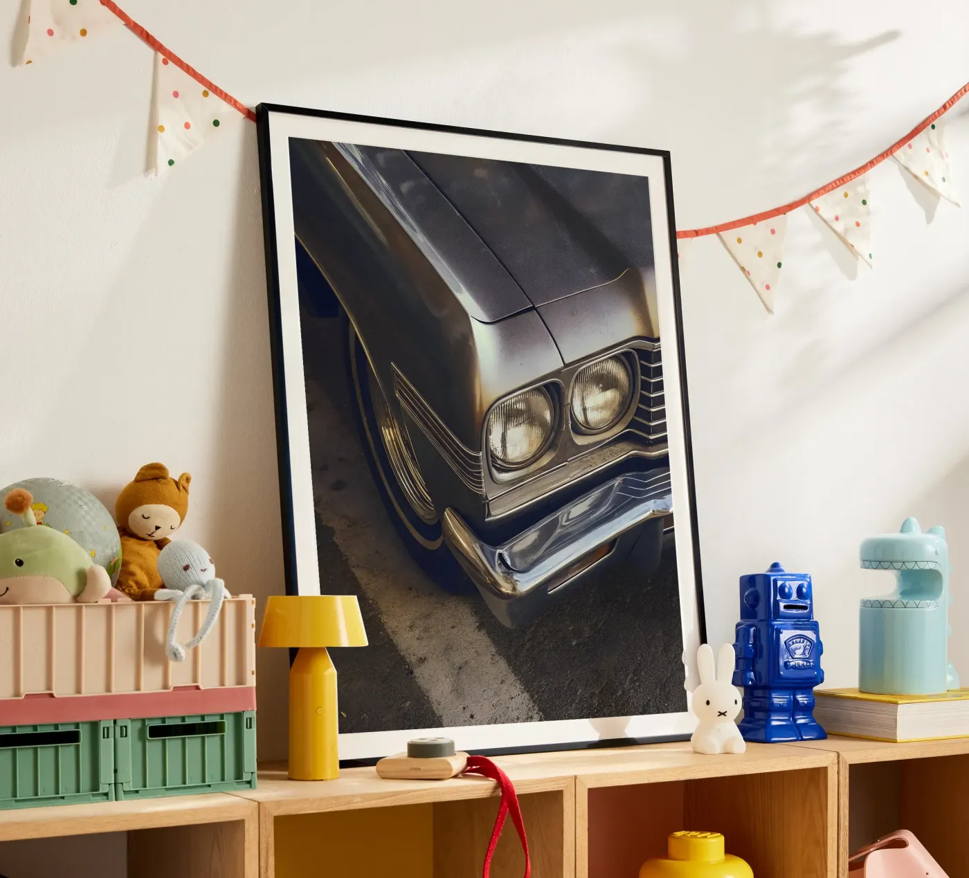 Oldtimer Front Detail Poster von CAR EDITION