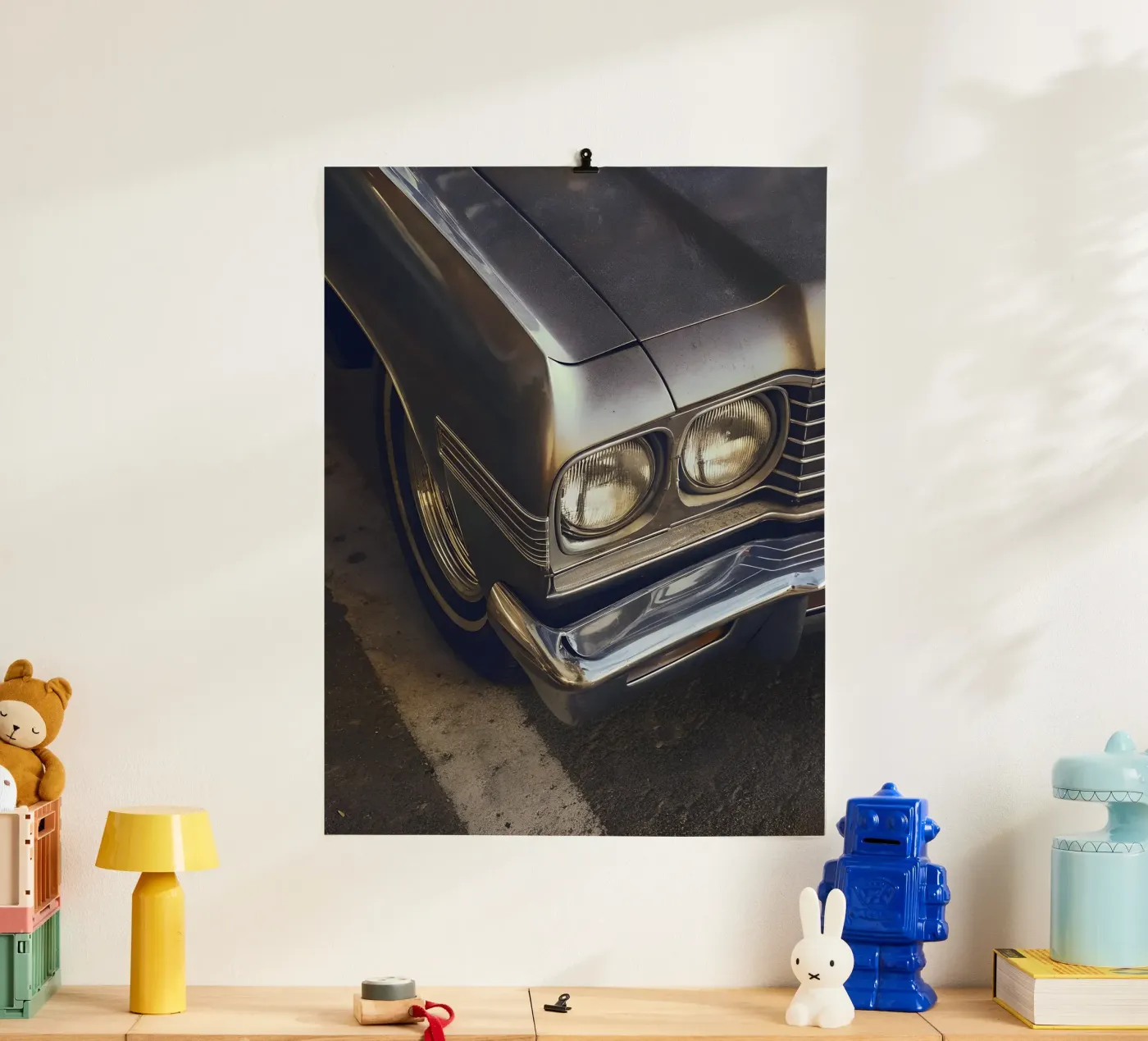 Oldtimer Front Detail Poster von CAR EDITION