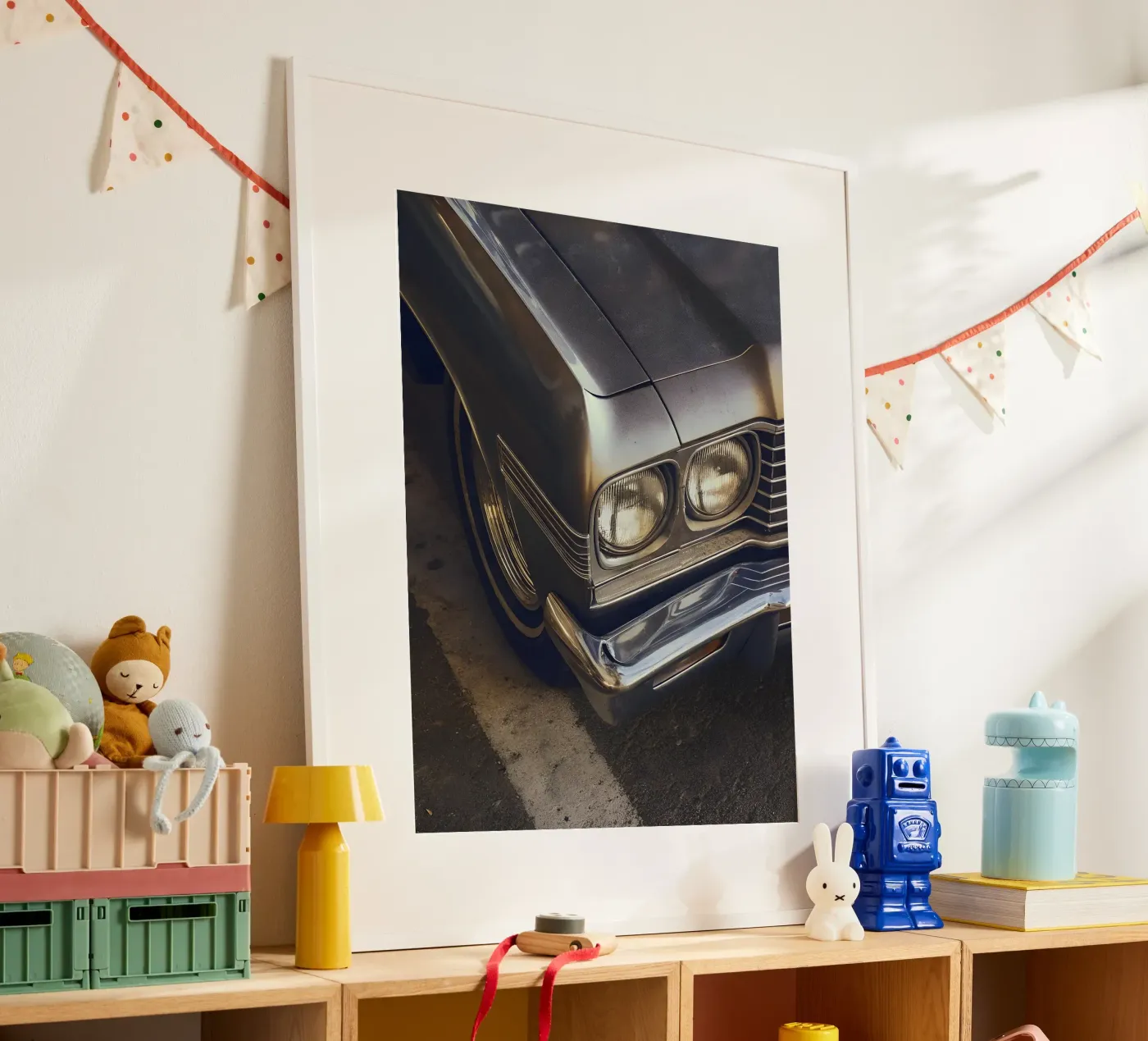 Oldtimer Front Detail Poster von CAR EDITION