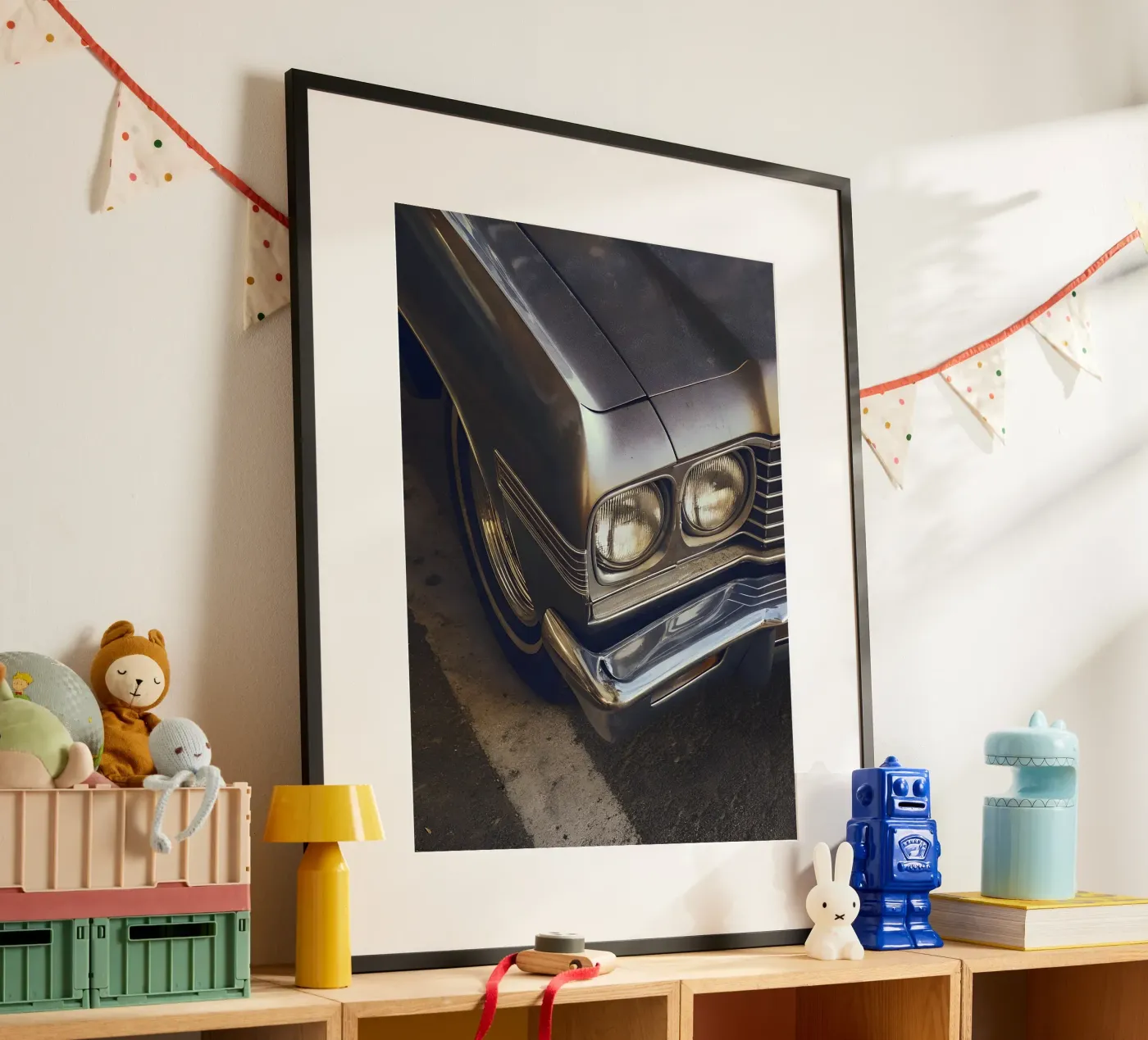 Oldtimer Front Detail Poster von CAR EDITION