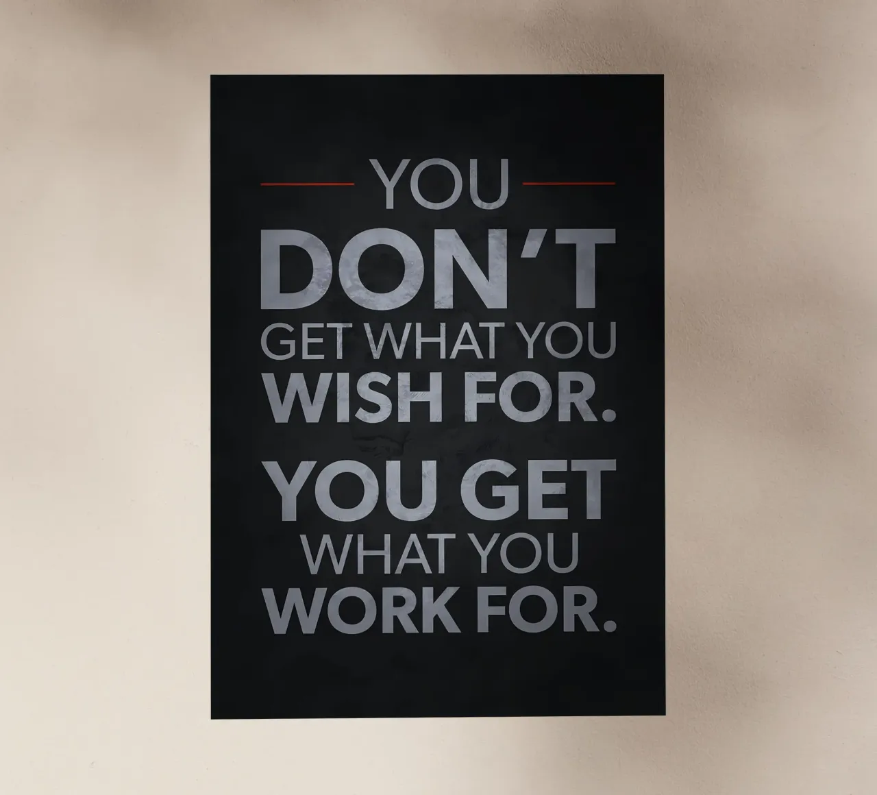 Siate più forti delle scuse pellicola backlit da Aara