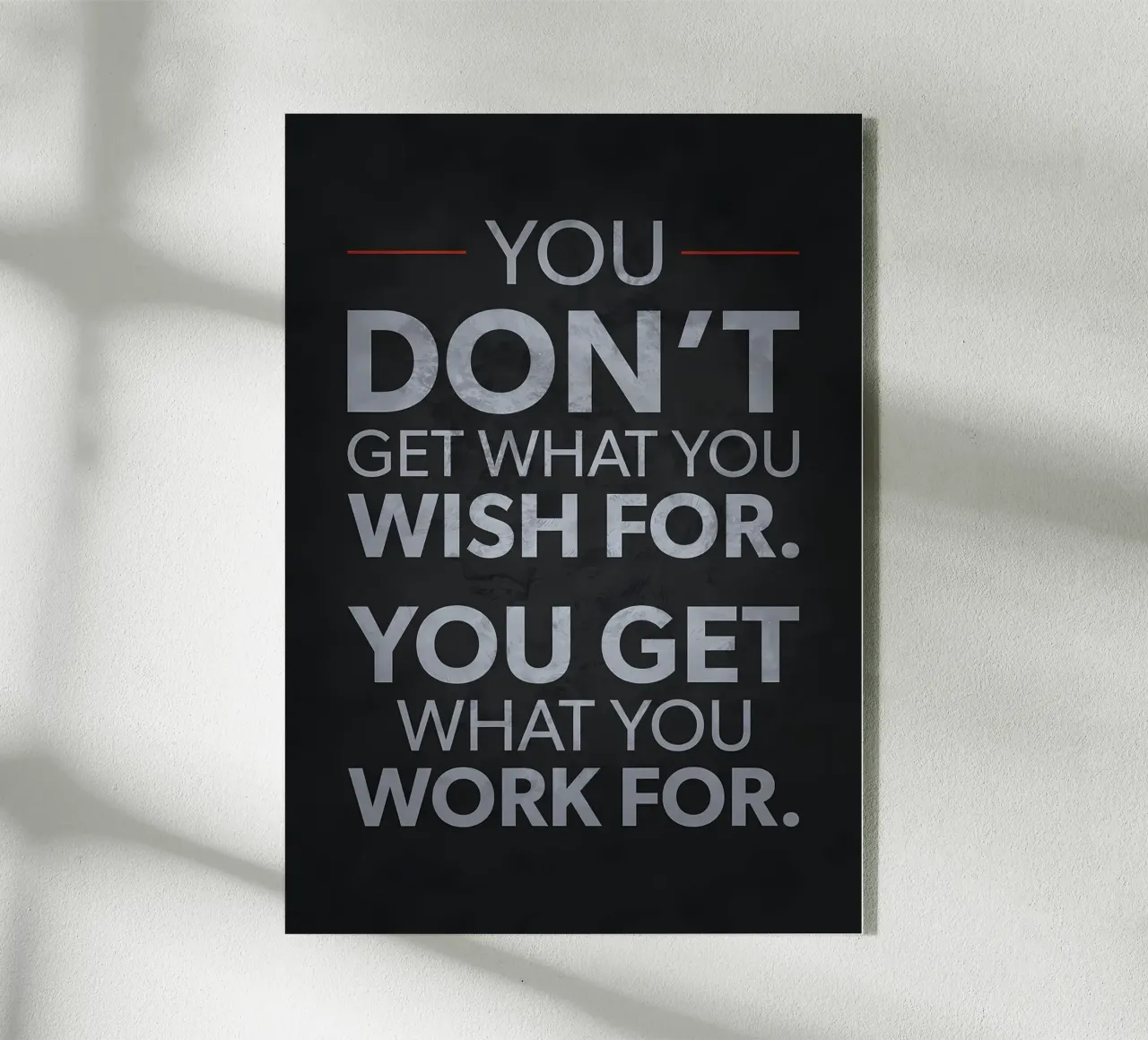 Siate più forti delle scuse plexiglass da Aara