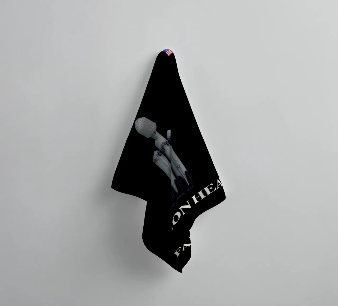 Falcon Heavy 2 asciugamano da bagno da Marc Schulthess