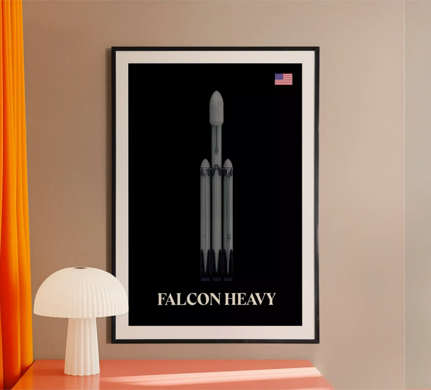 Falcon Heavy 2 poster da Marc Schulthess