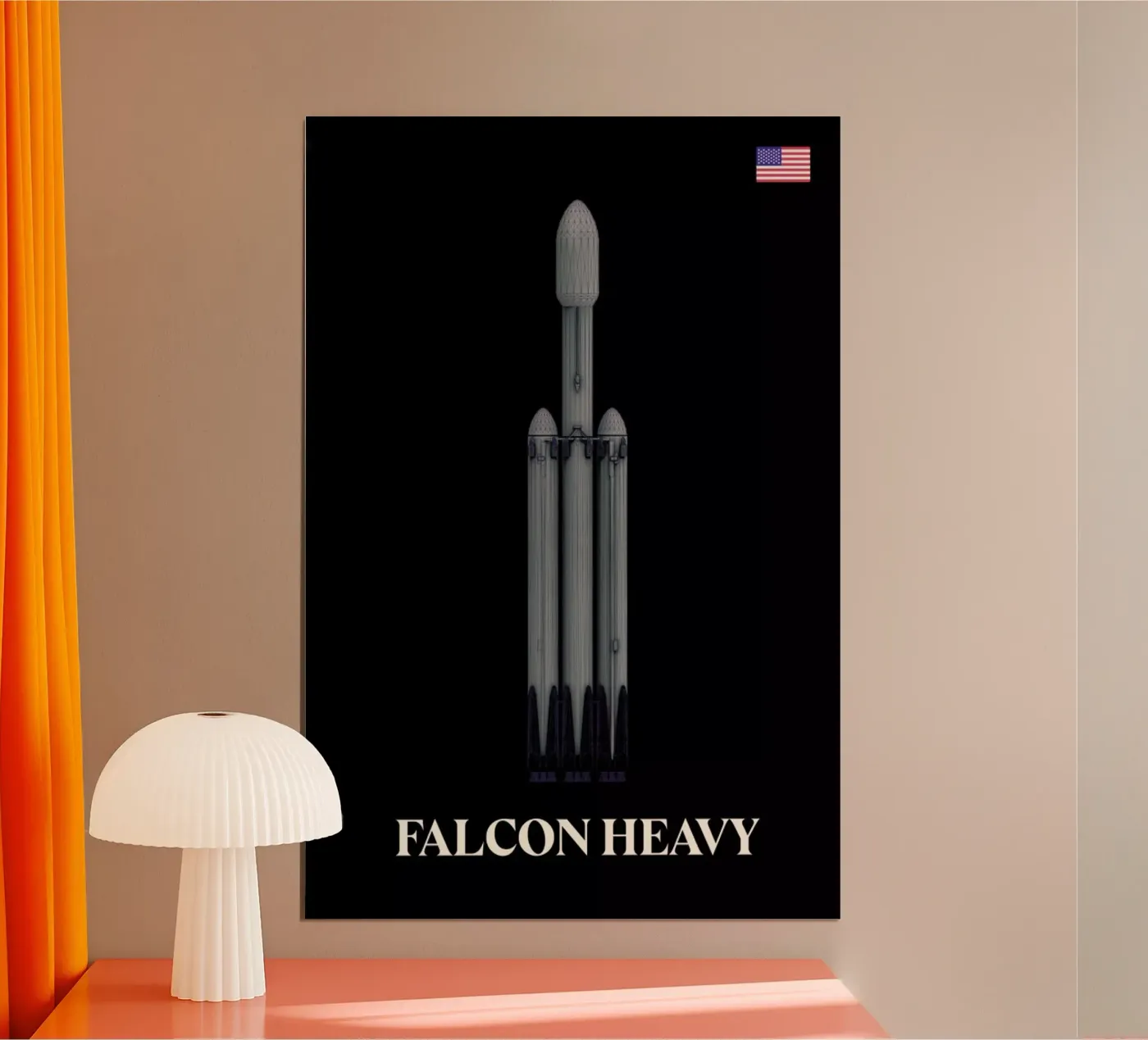 Falcon Heavy 2 poster da Marc Schulthess