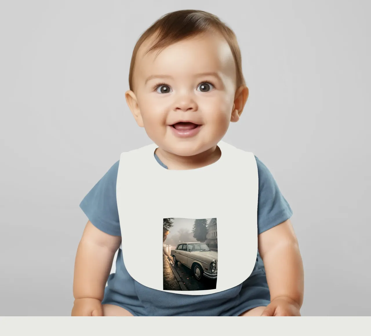 Oldtimer-Regen Babylätzchen von CAR EDITION