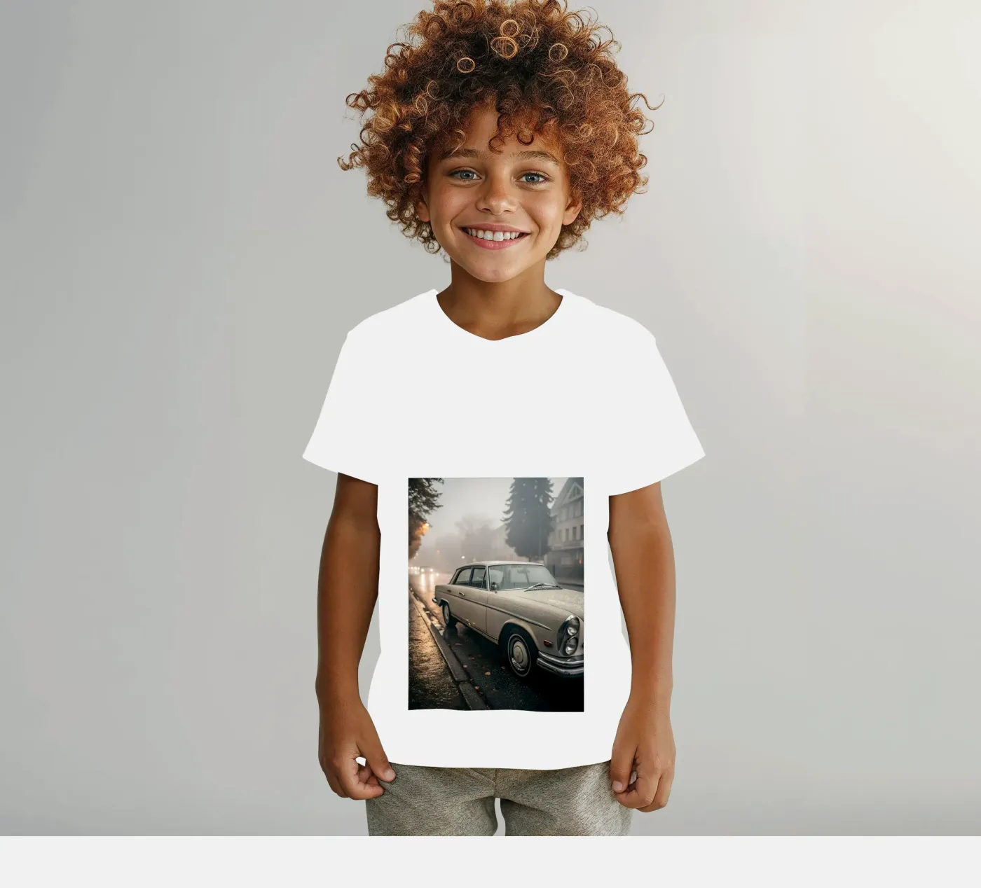 Oldtimer-Regen Kinder T-Shirt von CAR EDITION